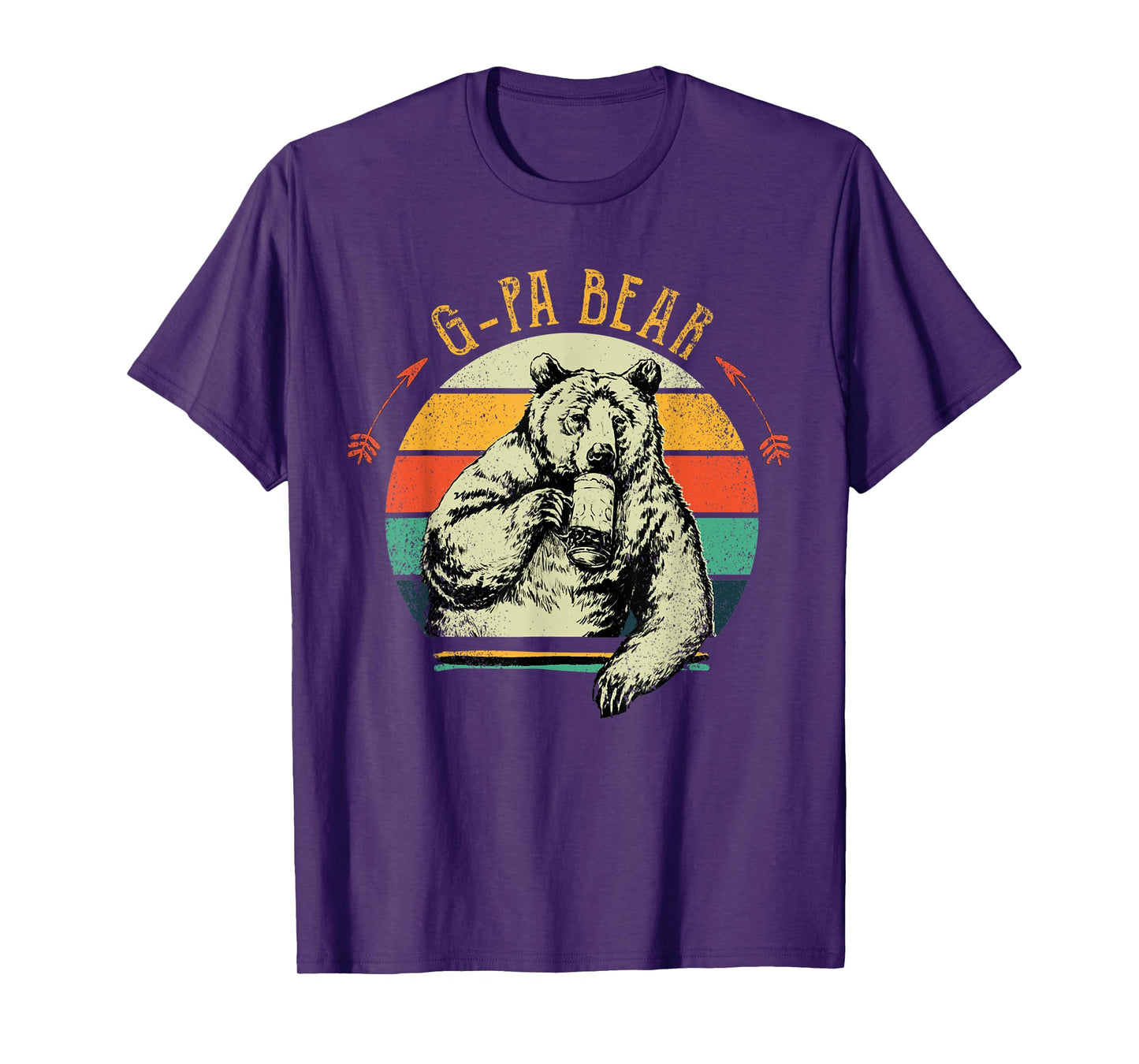 Vintage G-Pa Bear Shirt Funny Fathers Day T-Shirt
