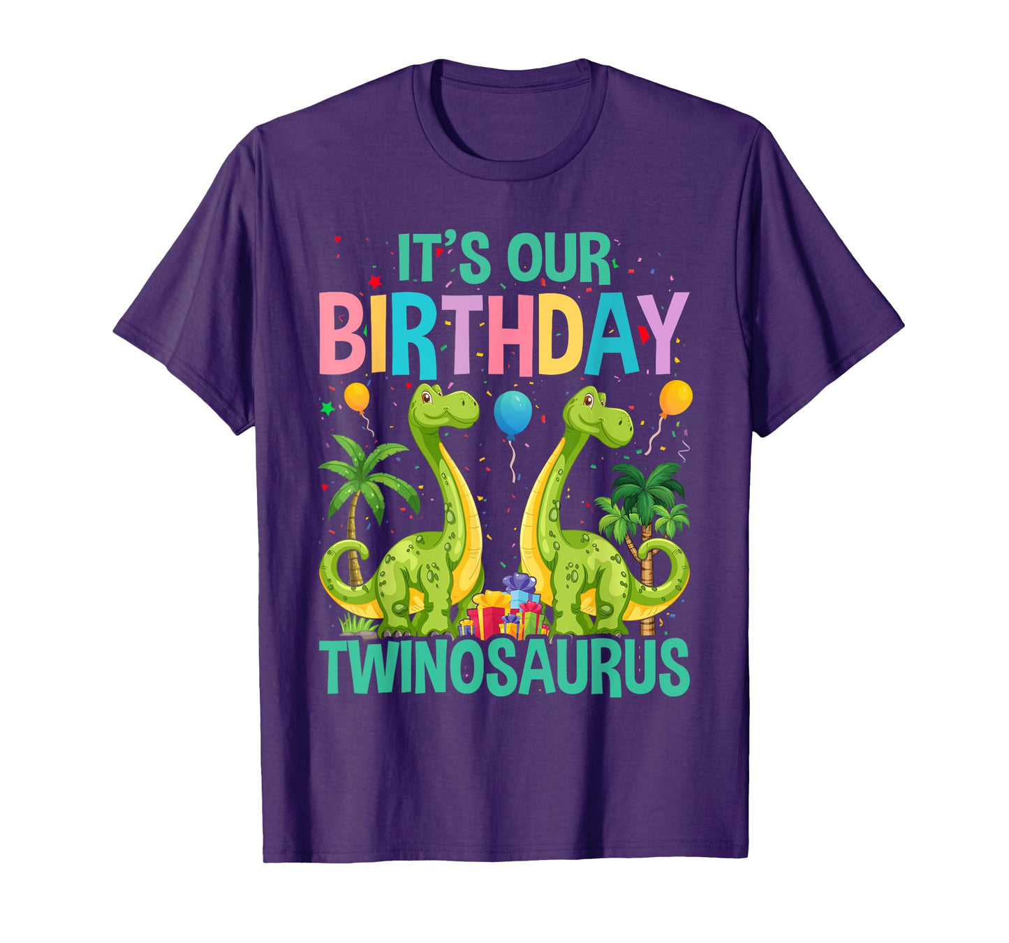 Kids Funny Twin Sisters Birthday Toddler 1st 2nd 3rd 4th 5th T-Shirt