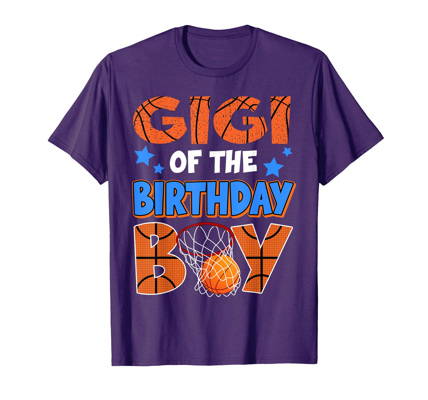 Basketball Gigi Of The Birthday Boy Family Matching T-Shirt