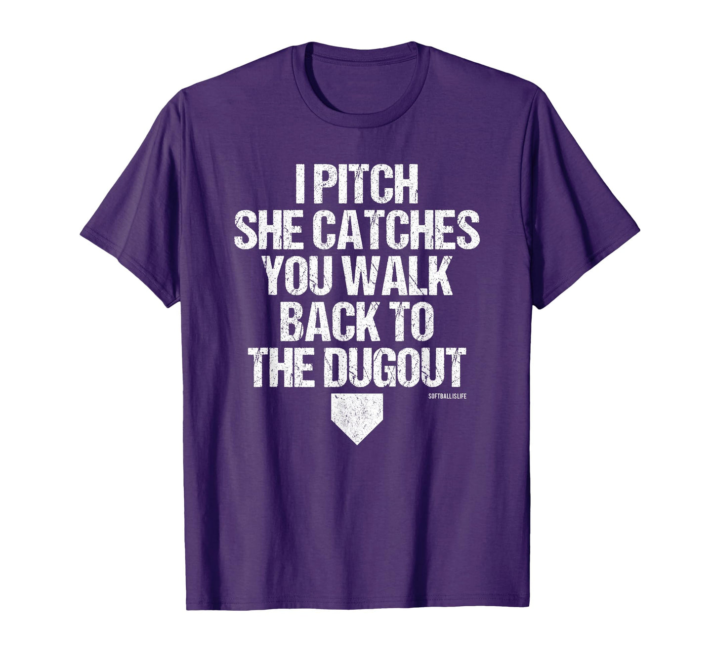 Girls Fastpitch Catcher Jug Funny Softball T-Shirt
