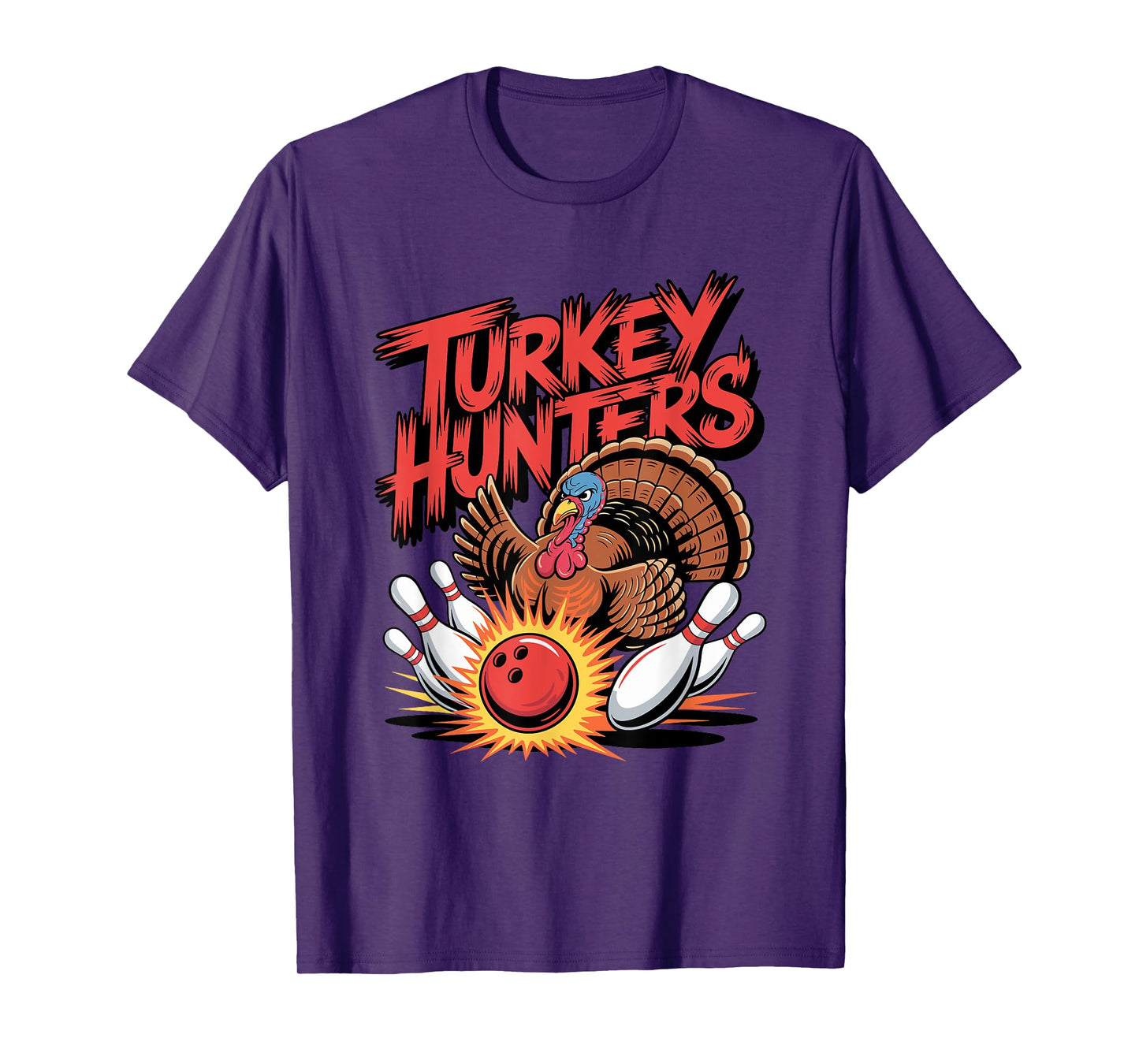 Turkey Hunters Mens Bowling T-Shirt