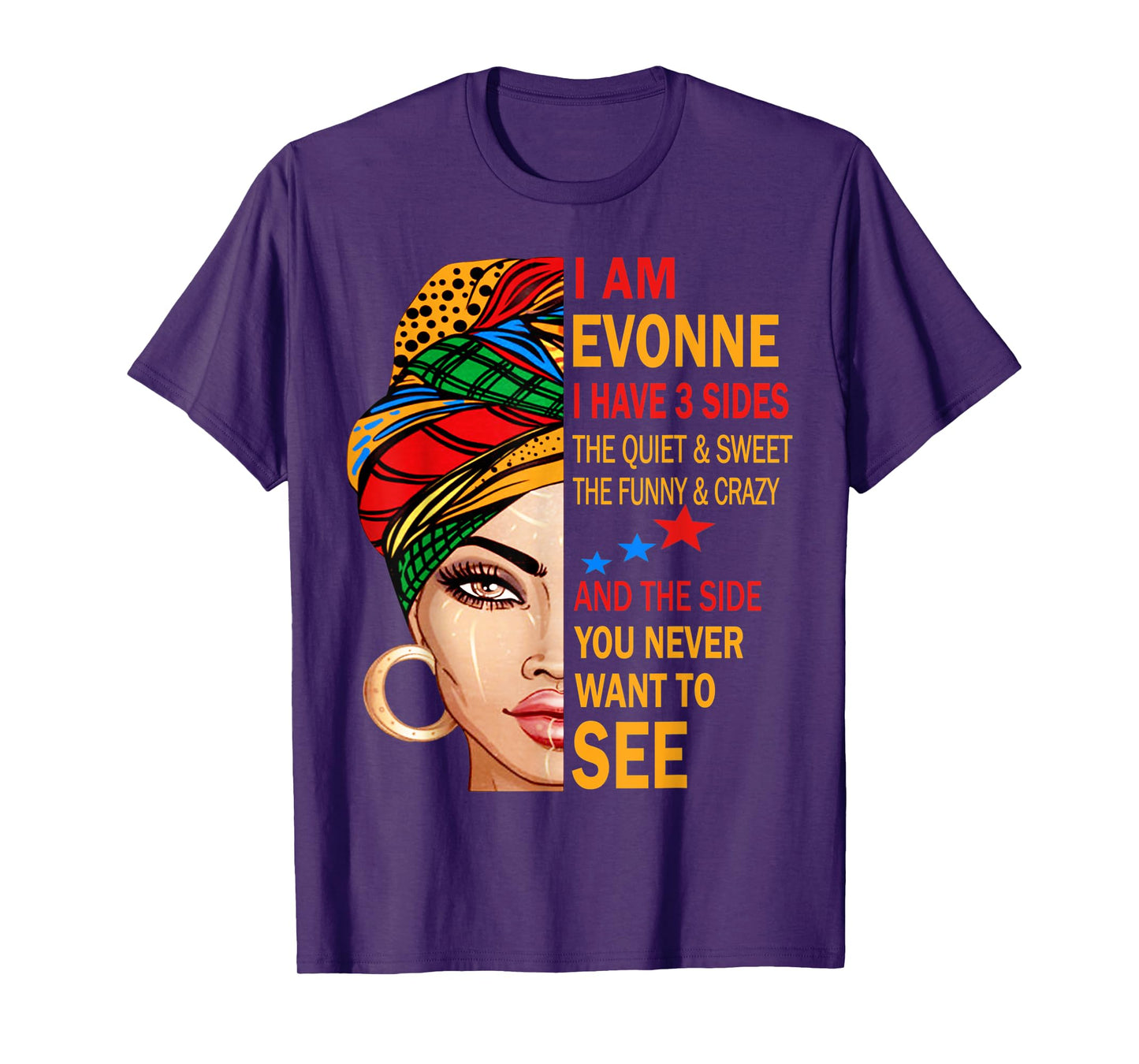 EVONNE Name Surname Family Last First Name EVONNE T-Shirt