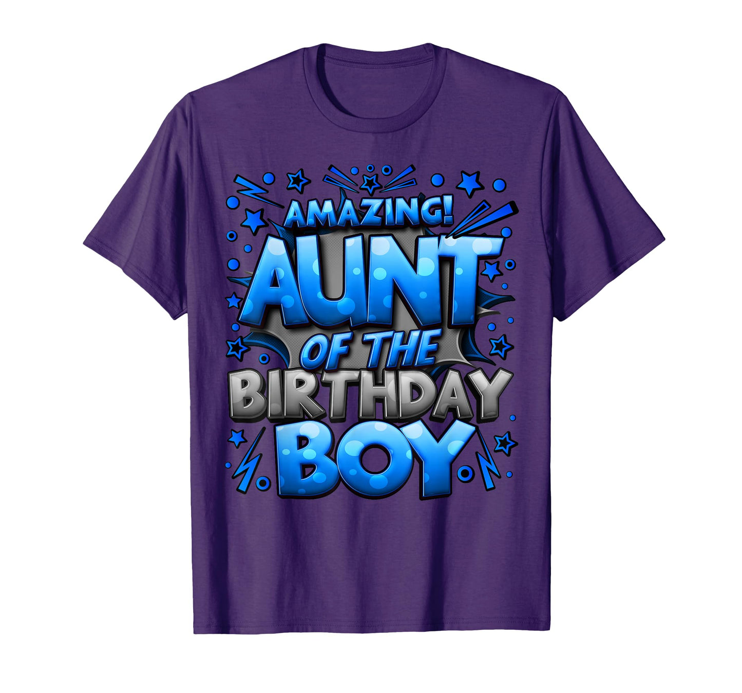 Aunt of the Birthday Boy Matching Family Of Boy Party T-Shirt