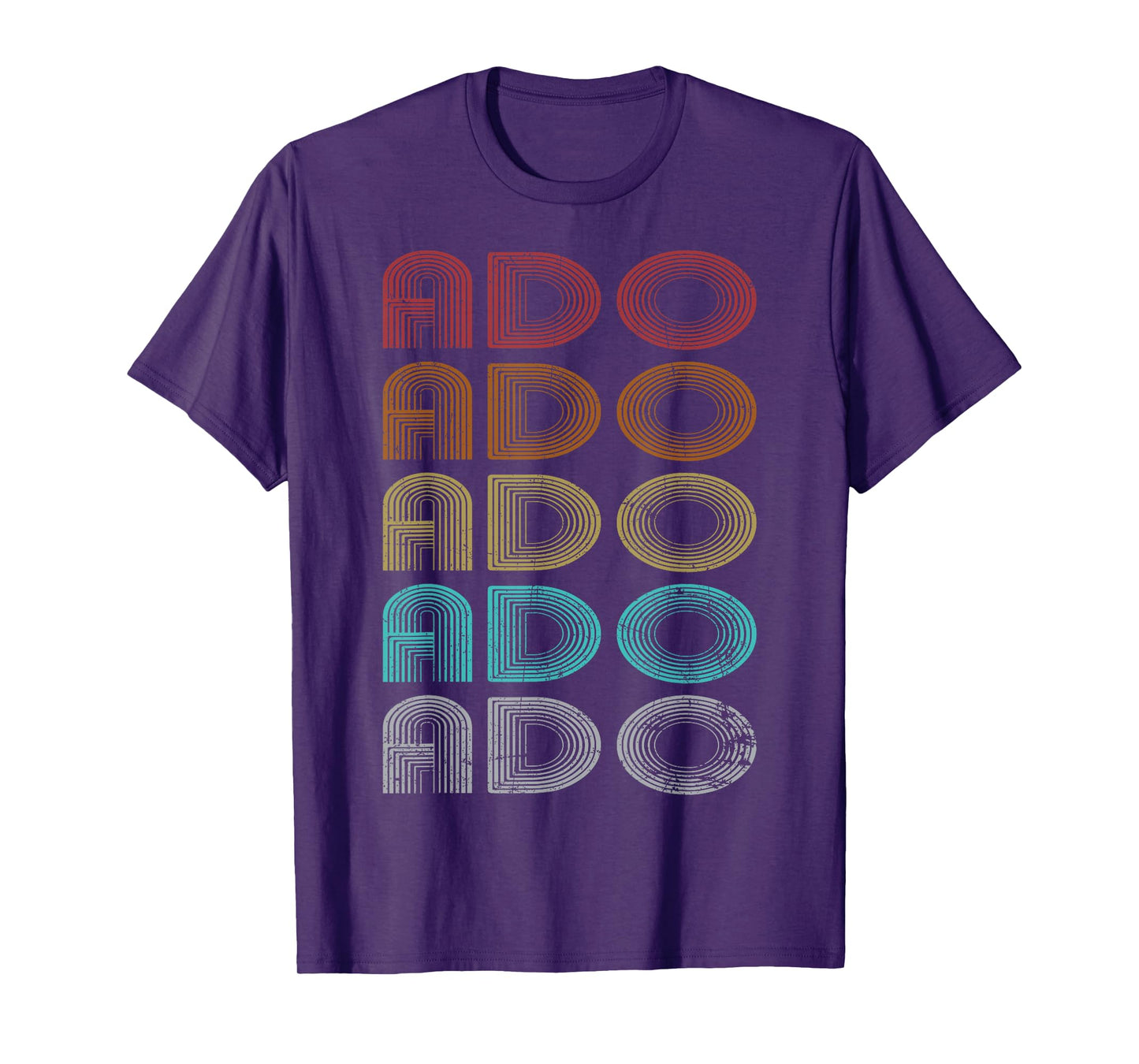 Ado Family Name I Love Ado Personalized Vintage T-Shirt
