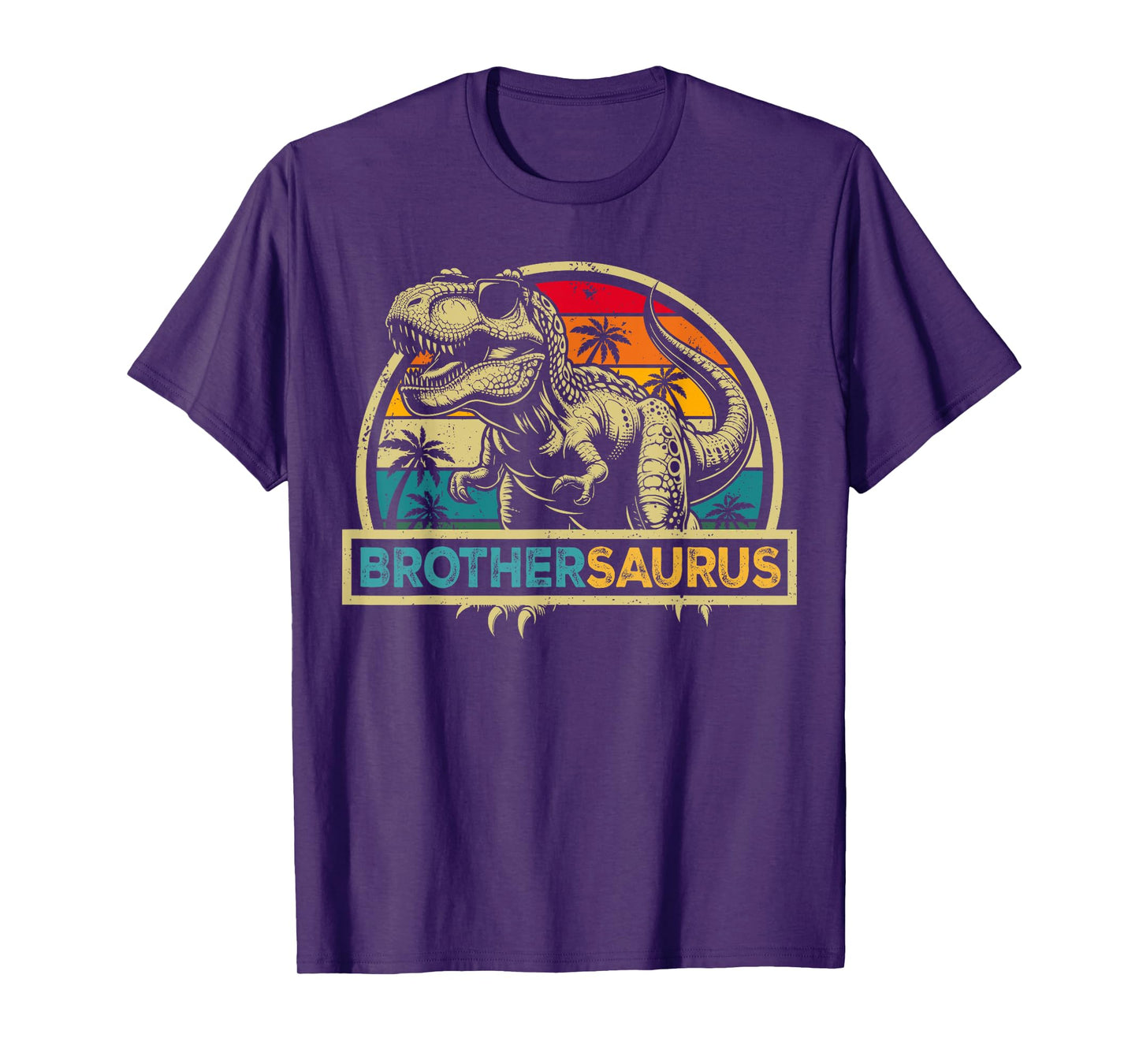 Brothersaurus T Rex Dinosaur Brother Saurus Family Matching T-Shirt