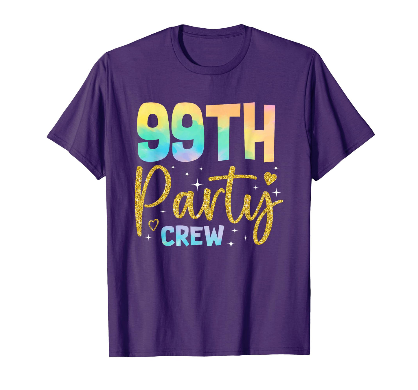 99th Party Crew 99 Years Old Birthday Party Family Matching T-Shirt
