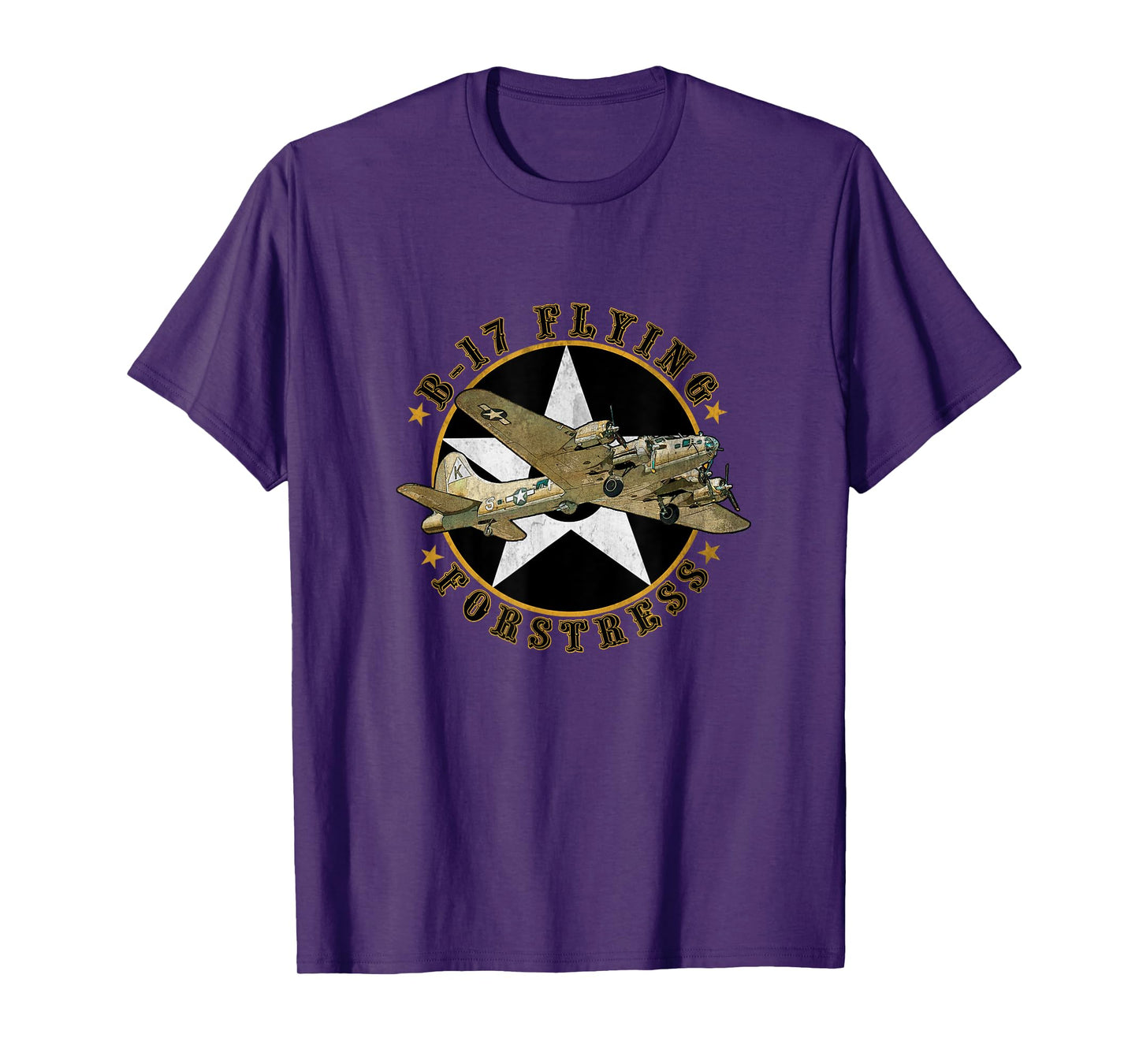 B-17 Flying Fortress WW2 B 17 Vintage Military Aircraft Papa T-Shirt