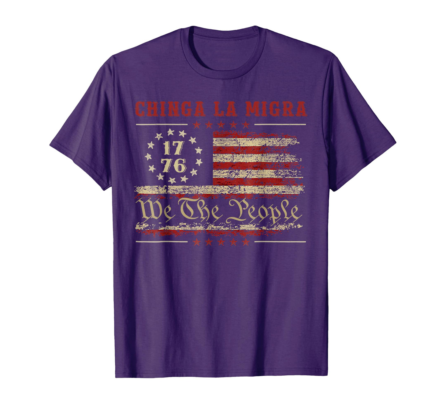 America Vintage Chinga La Migra Shirt For Men Women T-Shirt