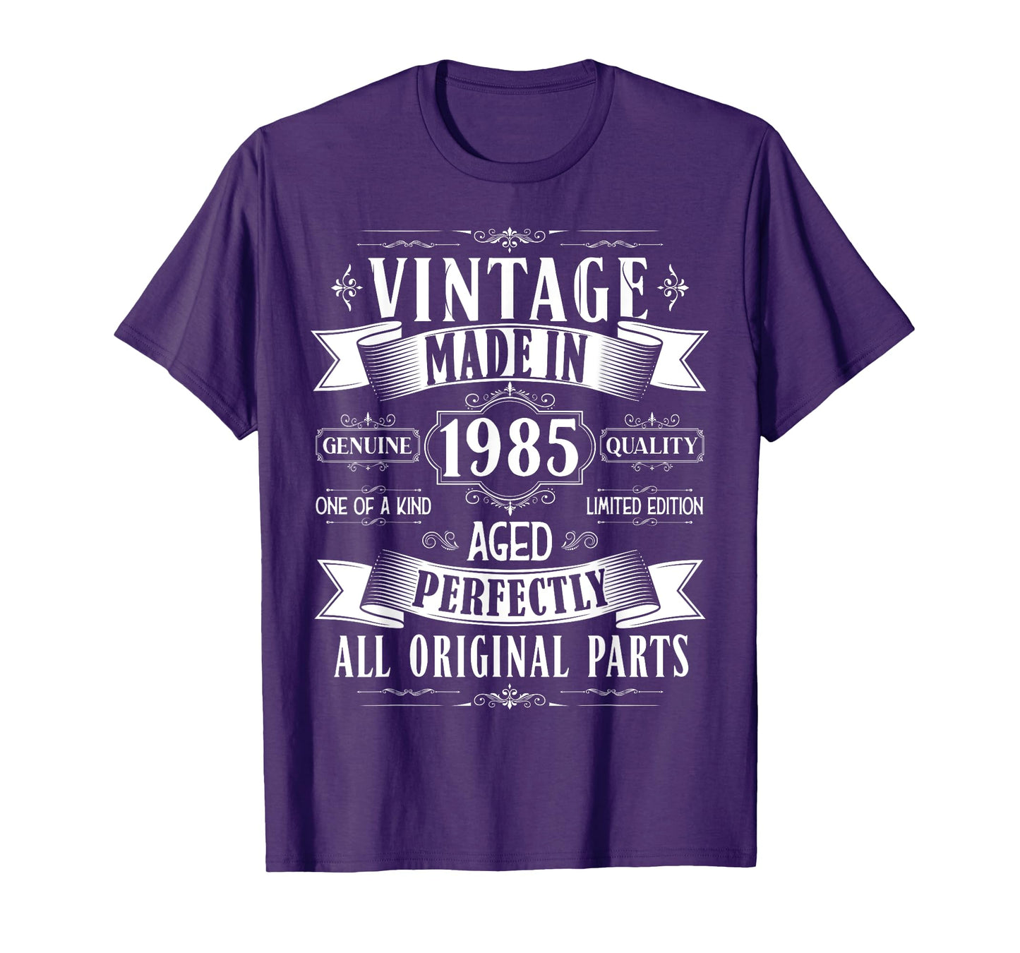 Vintage 40th birthday men Born 1985 40 years old Bday mens T-Shirt