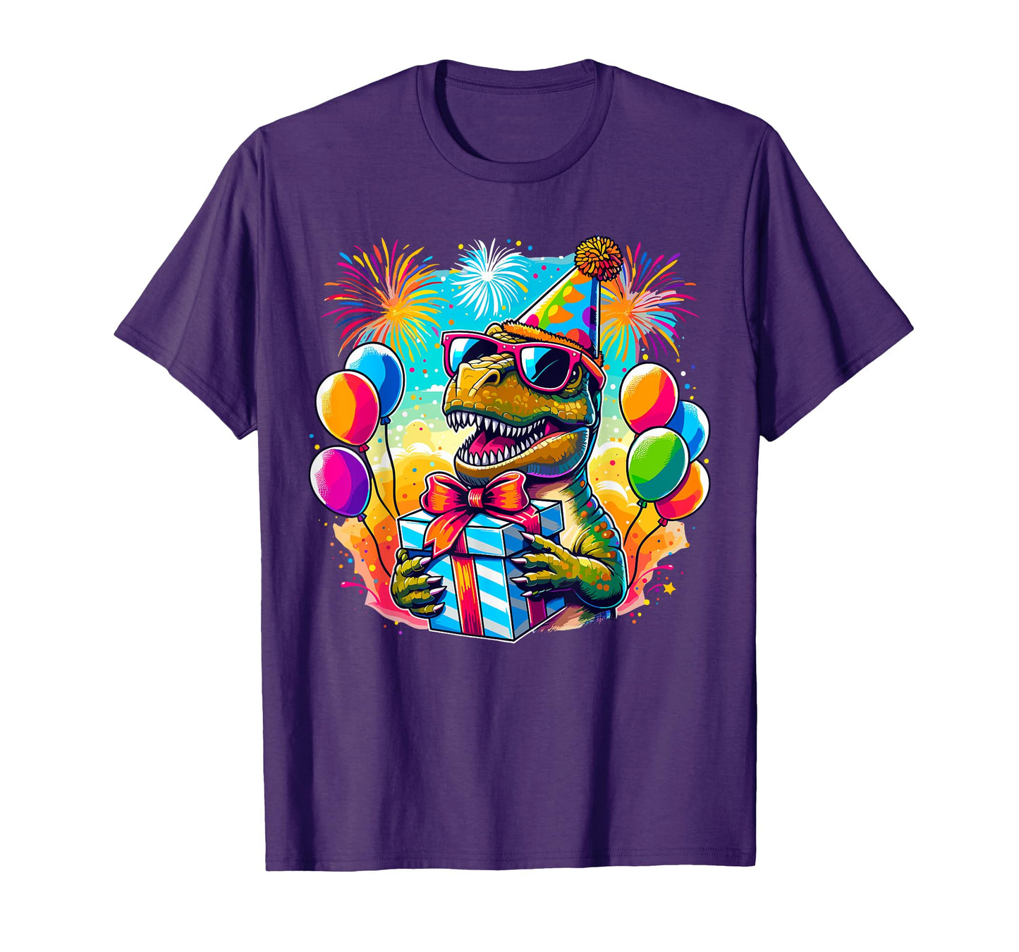 Dinosaur Birthday T-Rex Party T-Shirt