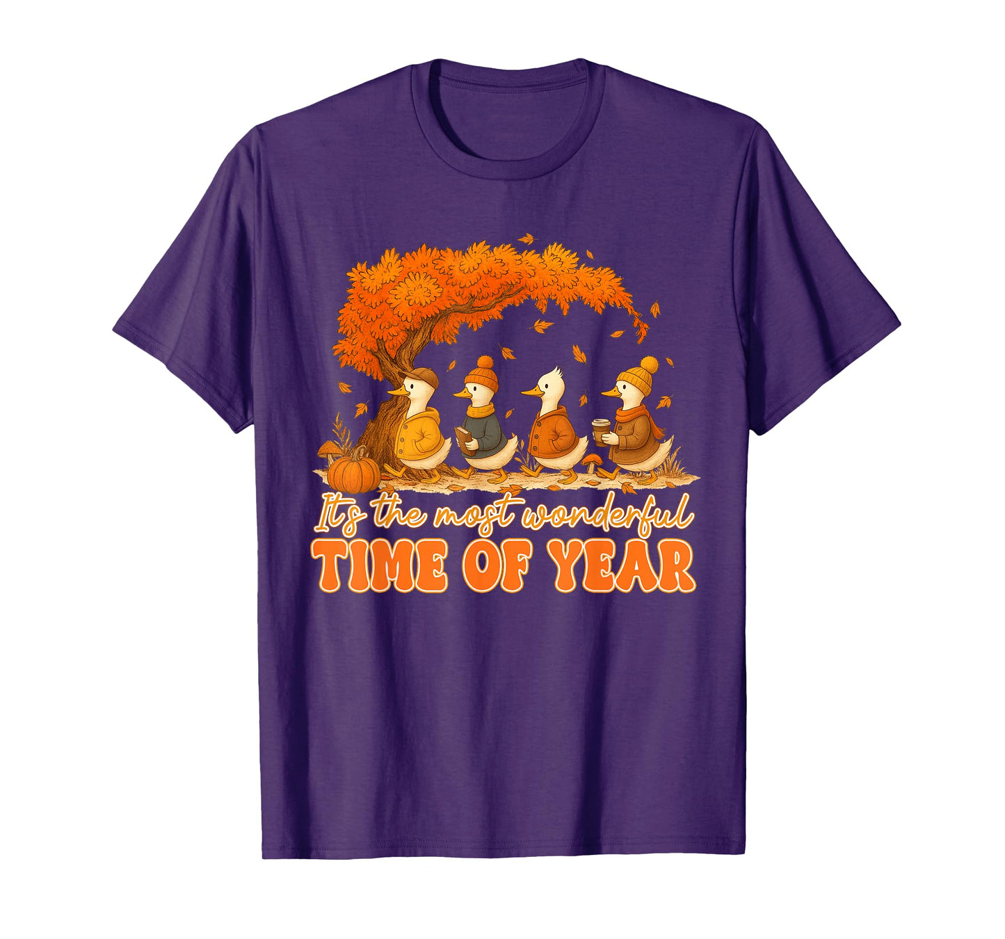 It's The Most Wonderful Time of The Year Autumn Fall Goose T-Shirt