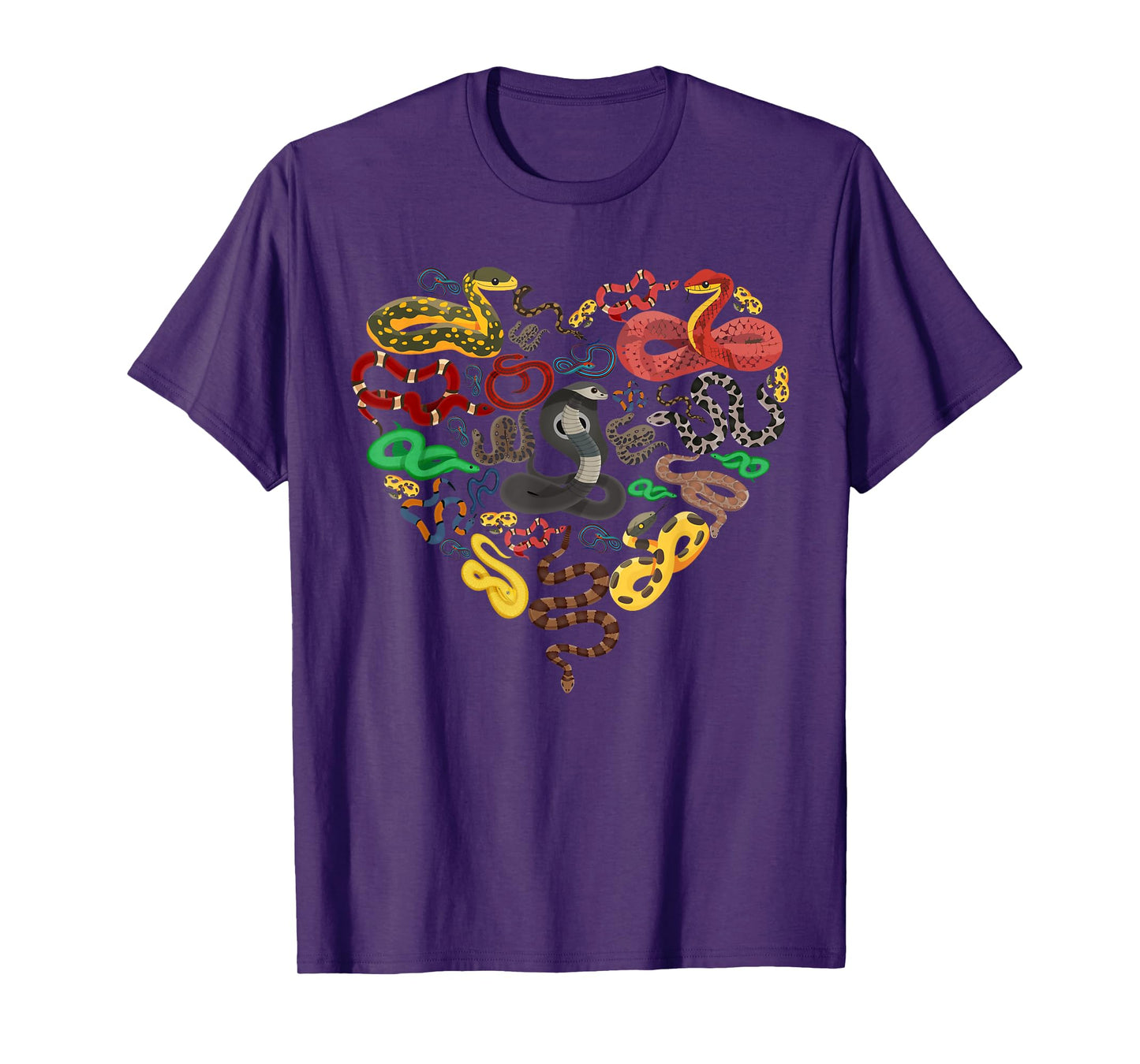 Different Types Of Snakes Boys Girl Educational Serpent T-Shirt