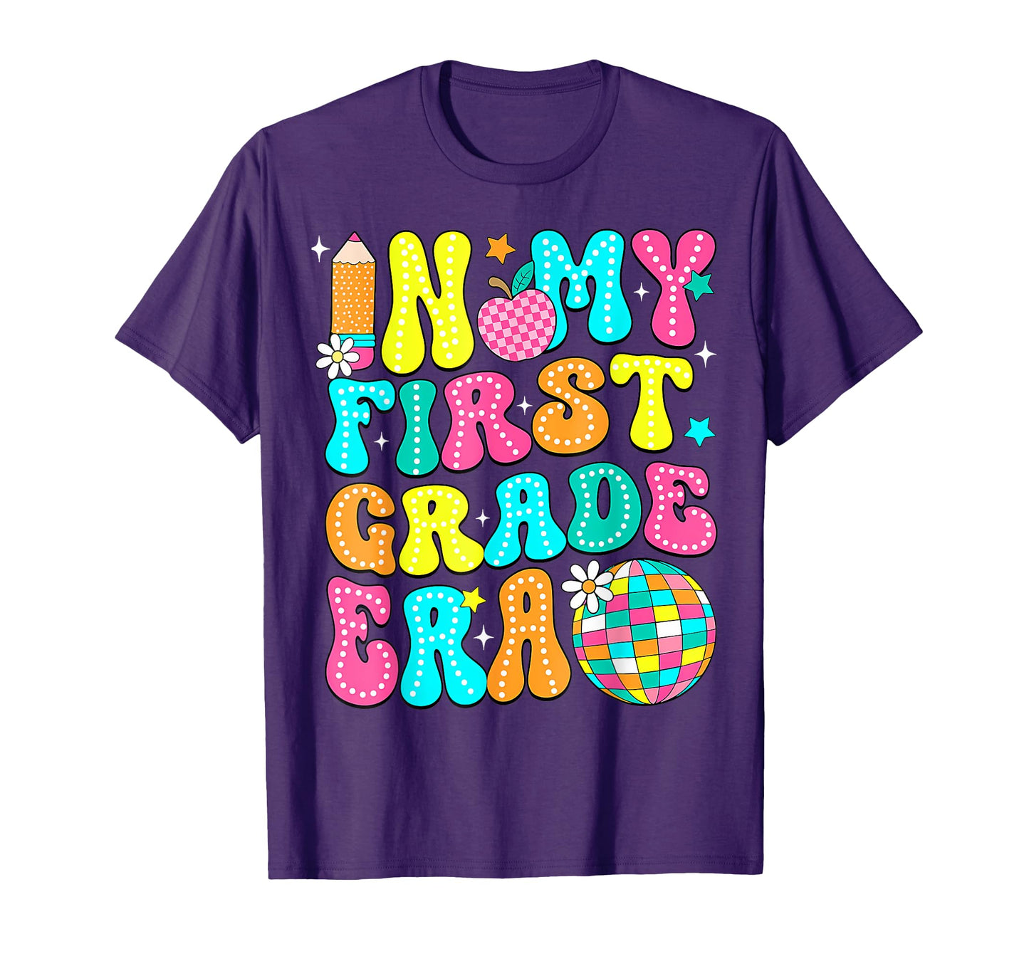 In My First Grade Era 1st Grade Girl Teacher Back To School T-Shirt