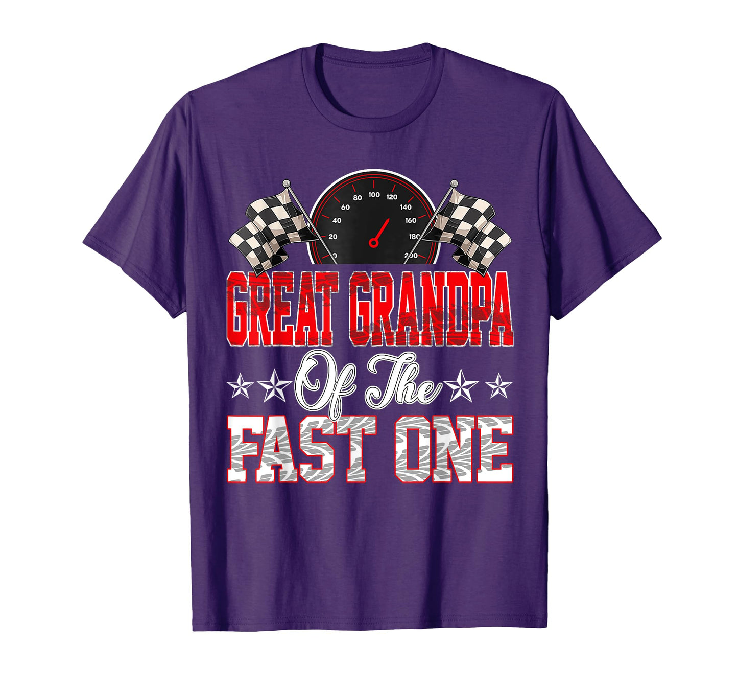 Great Grandpa Of The Fast One First Birthday Racing Car T-Shirt