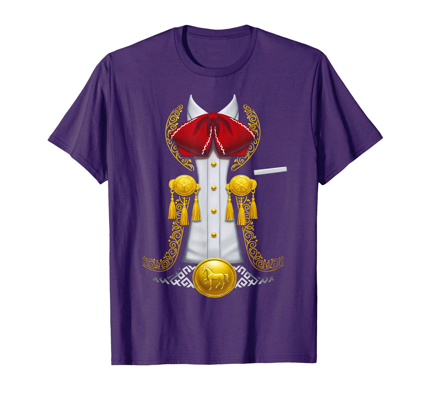 Mexican Mariachi Costume Funny Mexican Charro T-Shirt