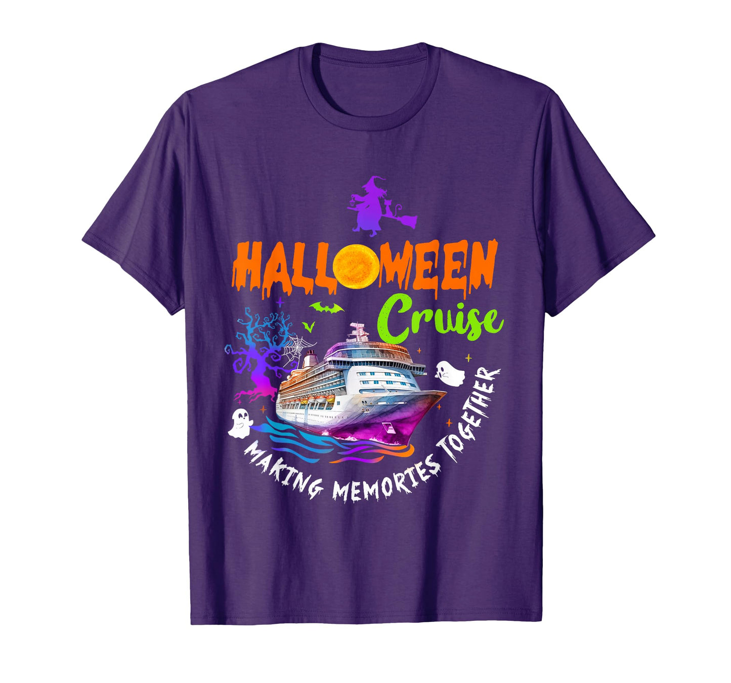 Halloween Cruise Making Memories Together Halloween Spooky T-Shirt