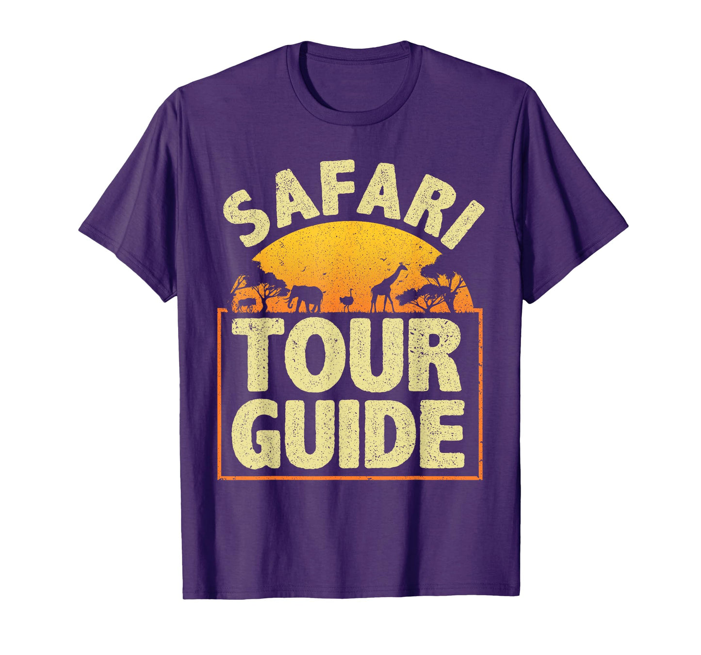 Funny Safari Guide Art For Men Women Kids Zoo Safari Costume T-Shirt