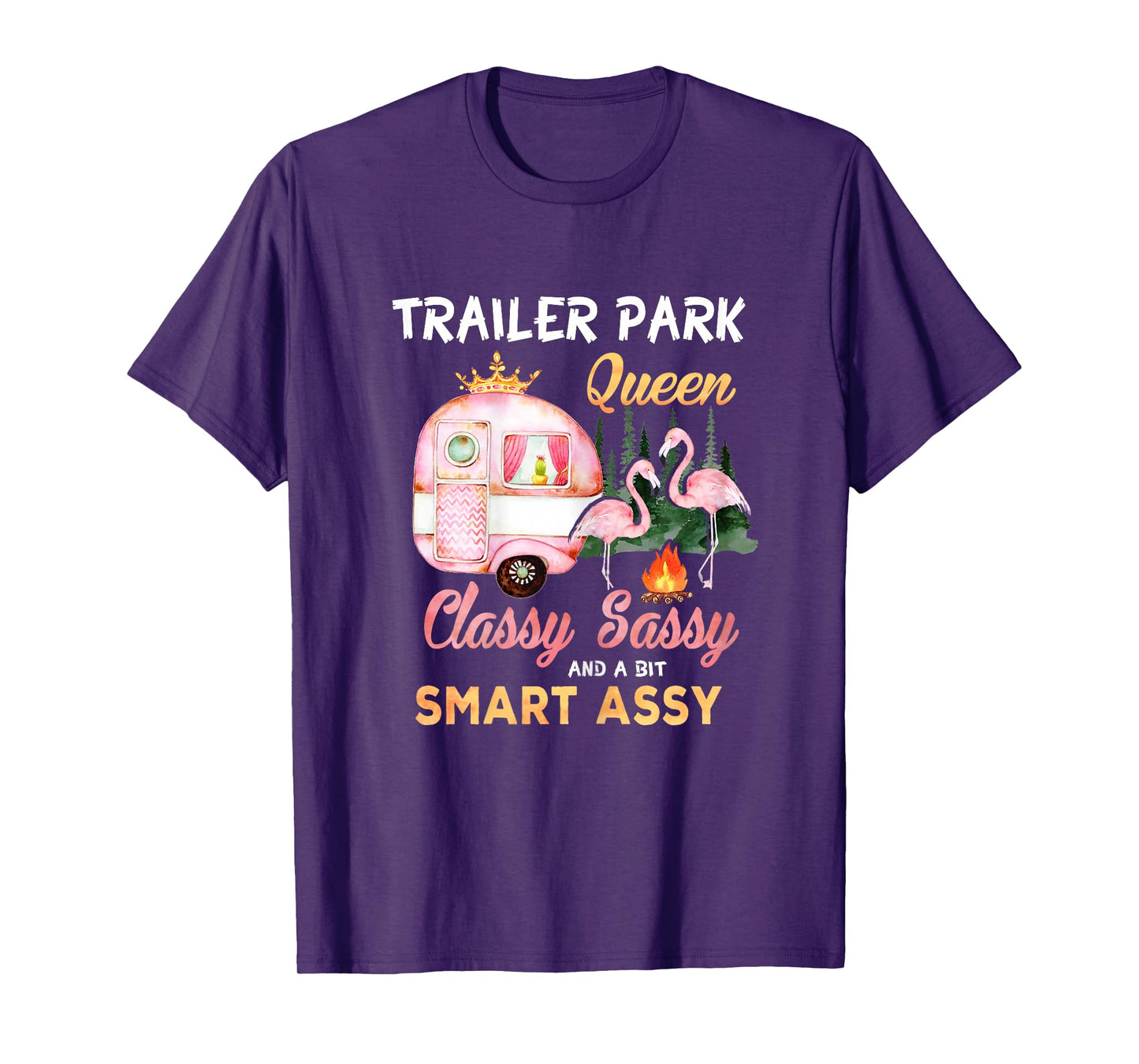 Trailer Park Queen Classy Sassy A Bit Smart Assy T-Shirt