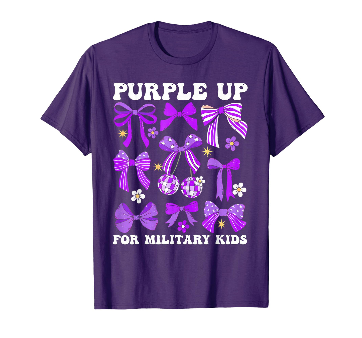 Purple Up For Military Kids Shirt - Military Child T-Shirt