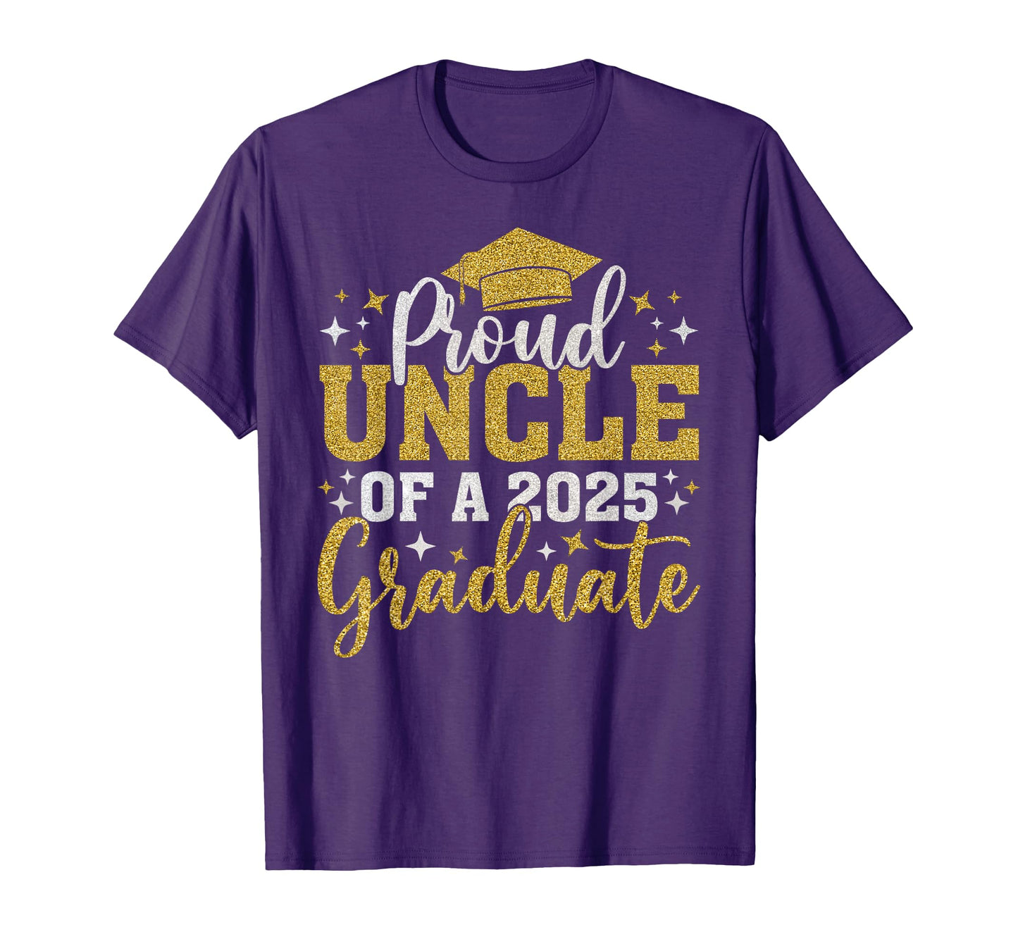Uncle Senior 2025 Proud Uncle Of A Class Of 2025 Graduate T-Shirt