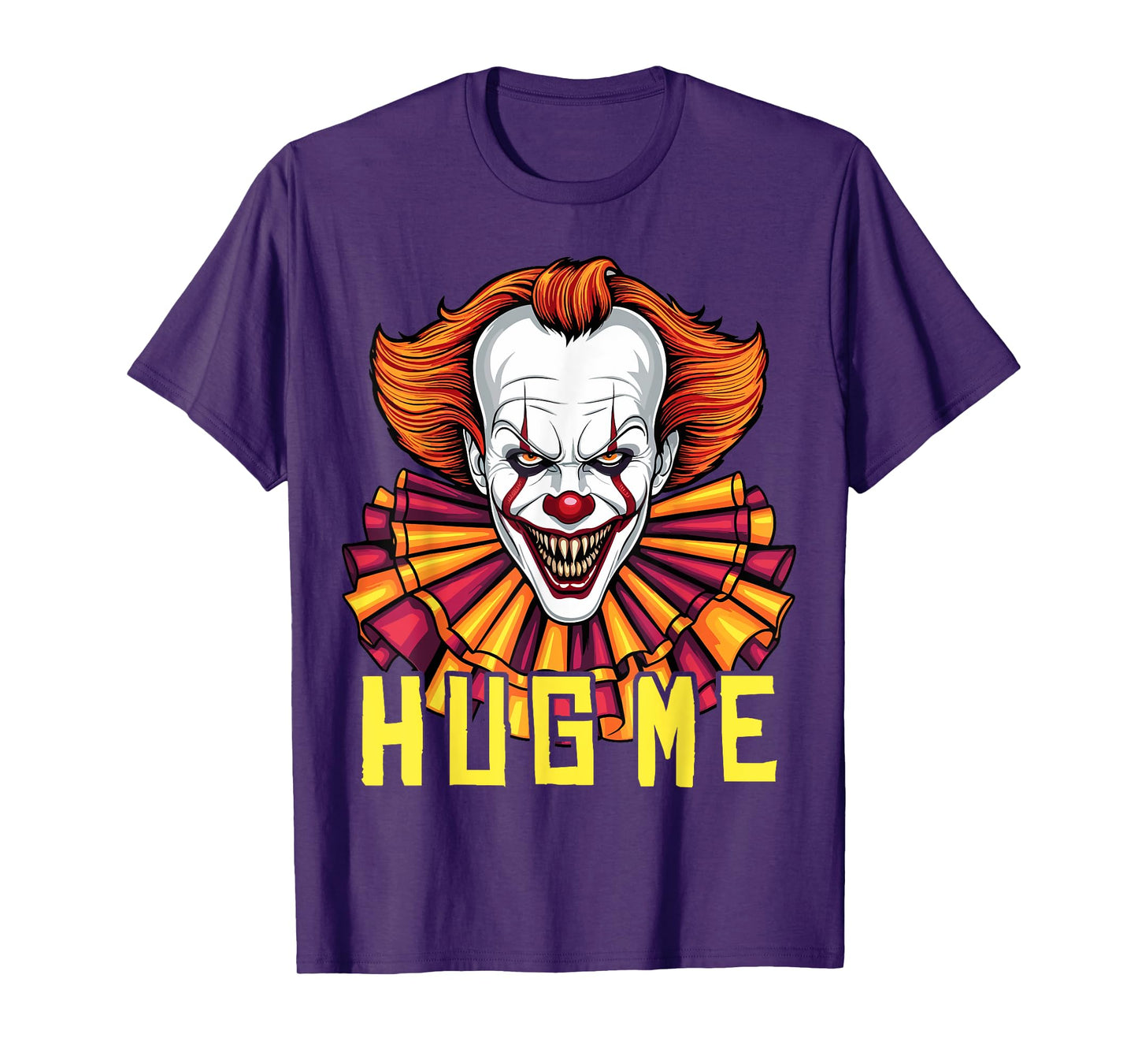 Horror Clown Tee Creepy Halloween Costume Scary Hug Me Clown T-Shirt