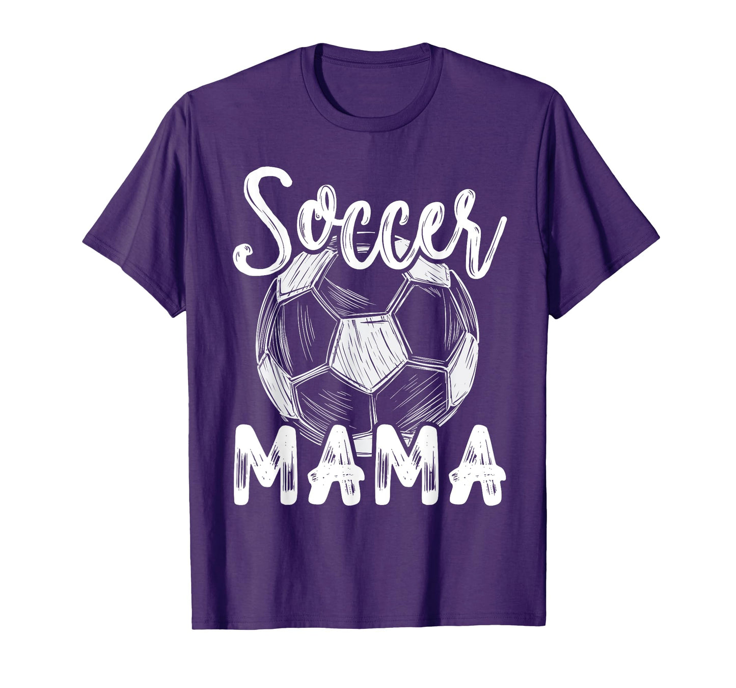 Soccer Mama Women Family Matching Team Player Soccer Ball T-Shirt