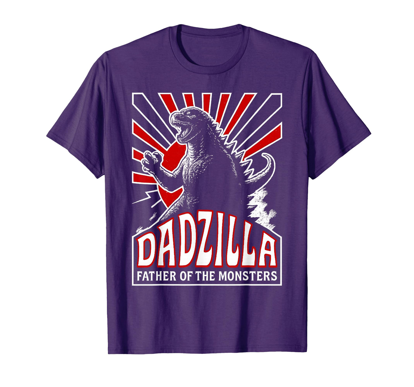Vintage Dadzilla Father Of The Monsters Mens Fathers Day T-Shirt