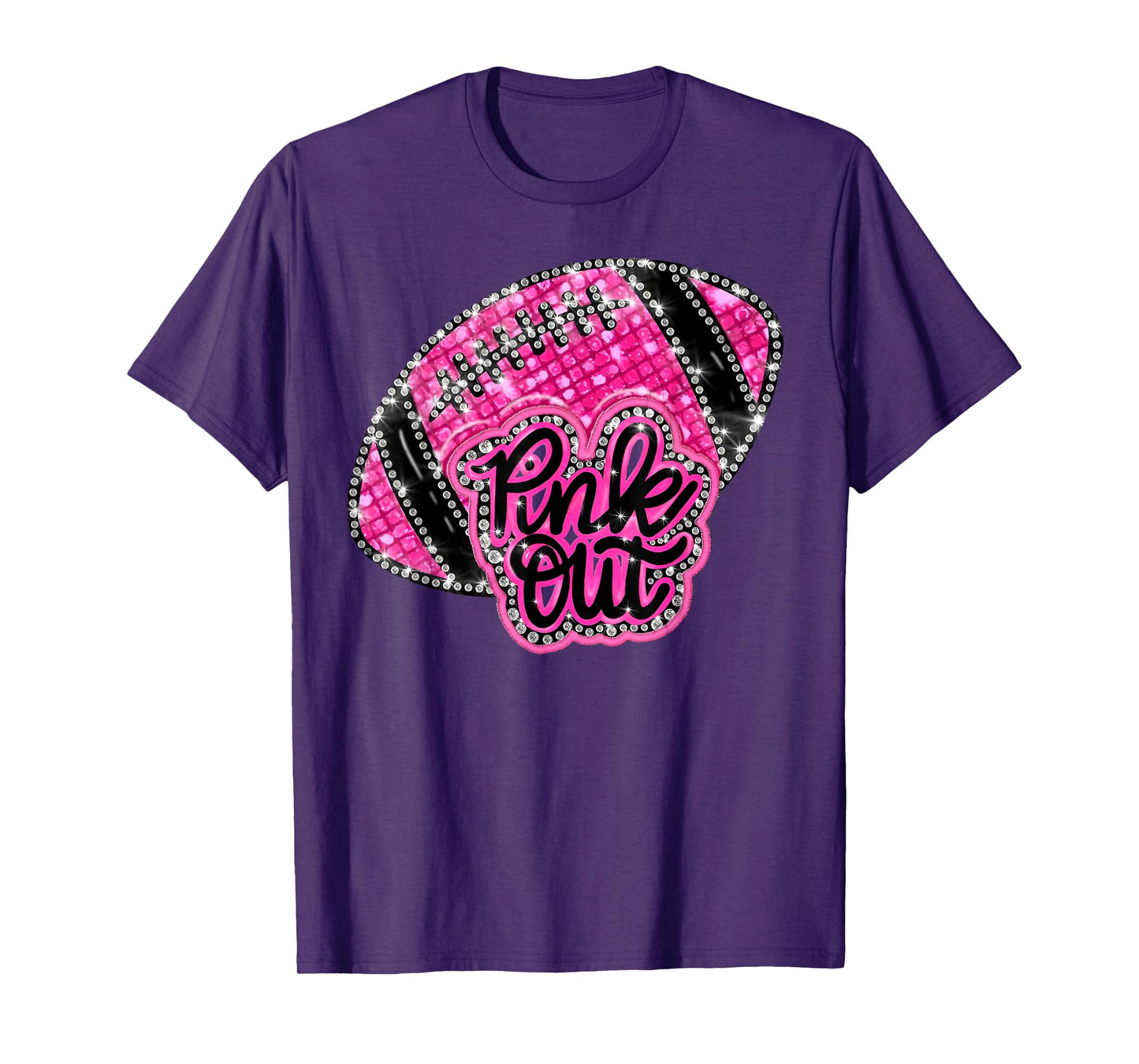 Tackle Pink Out American Football Breast Cancer Awareness T-Shirt
