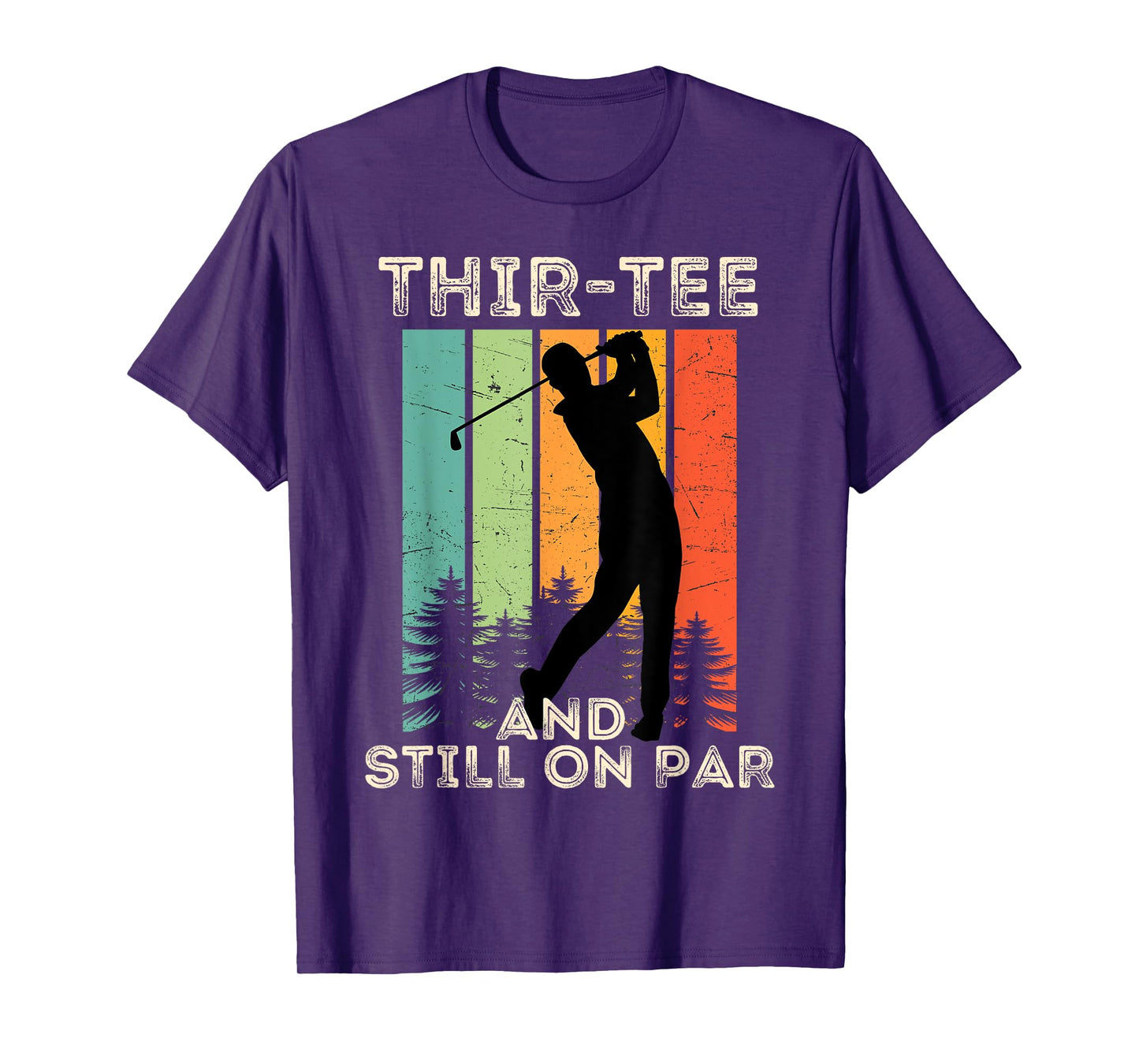 Retro Vintage Funny Golfer Gifts - 30th Birthday Golf T-Shirt
