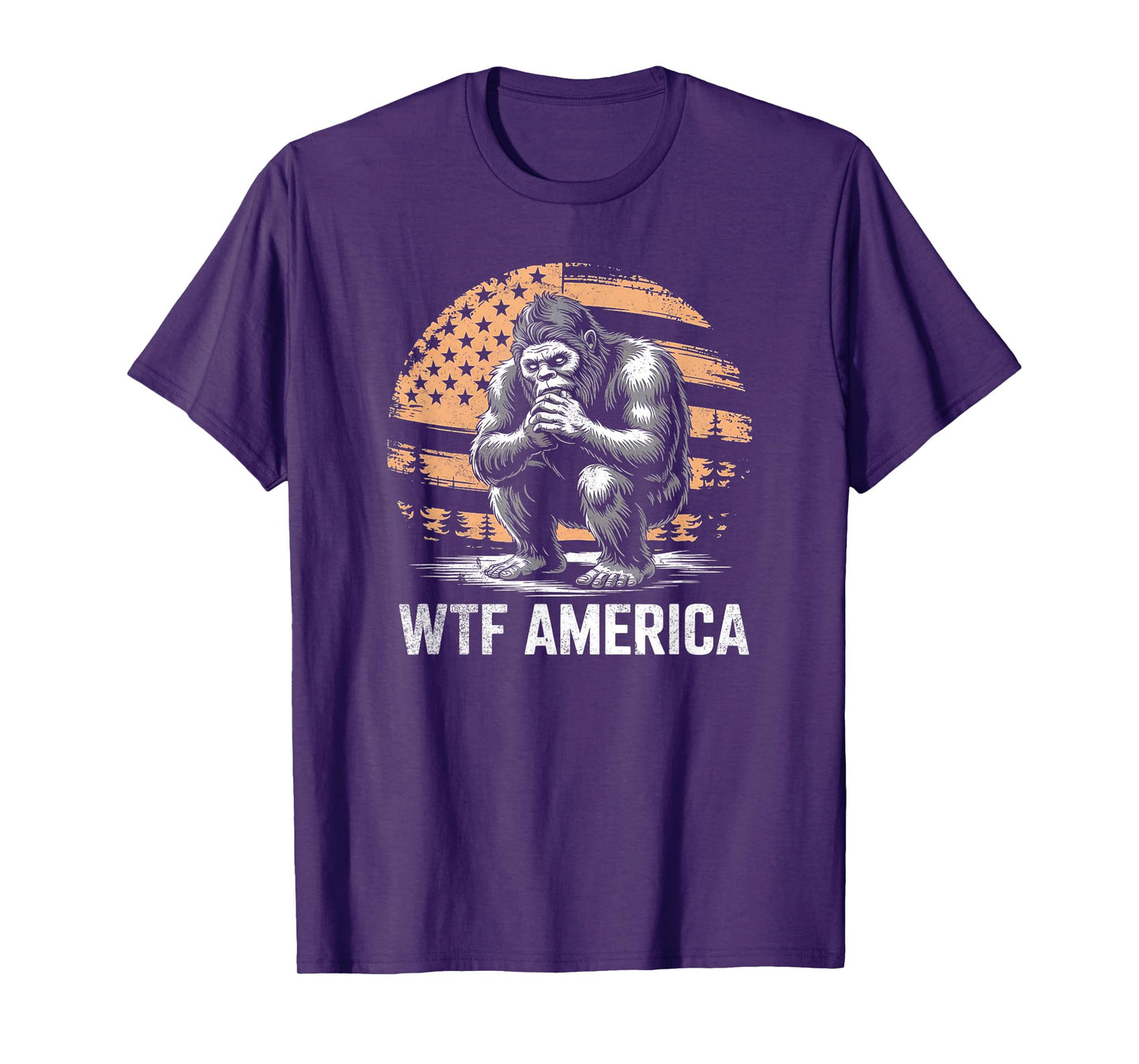 WTF America? Anti-Trump Bigfoot T-Shirt