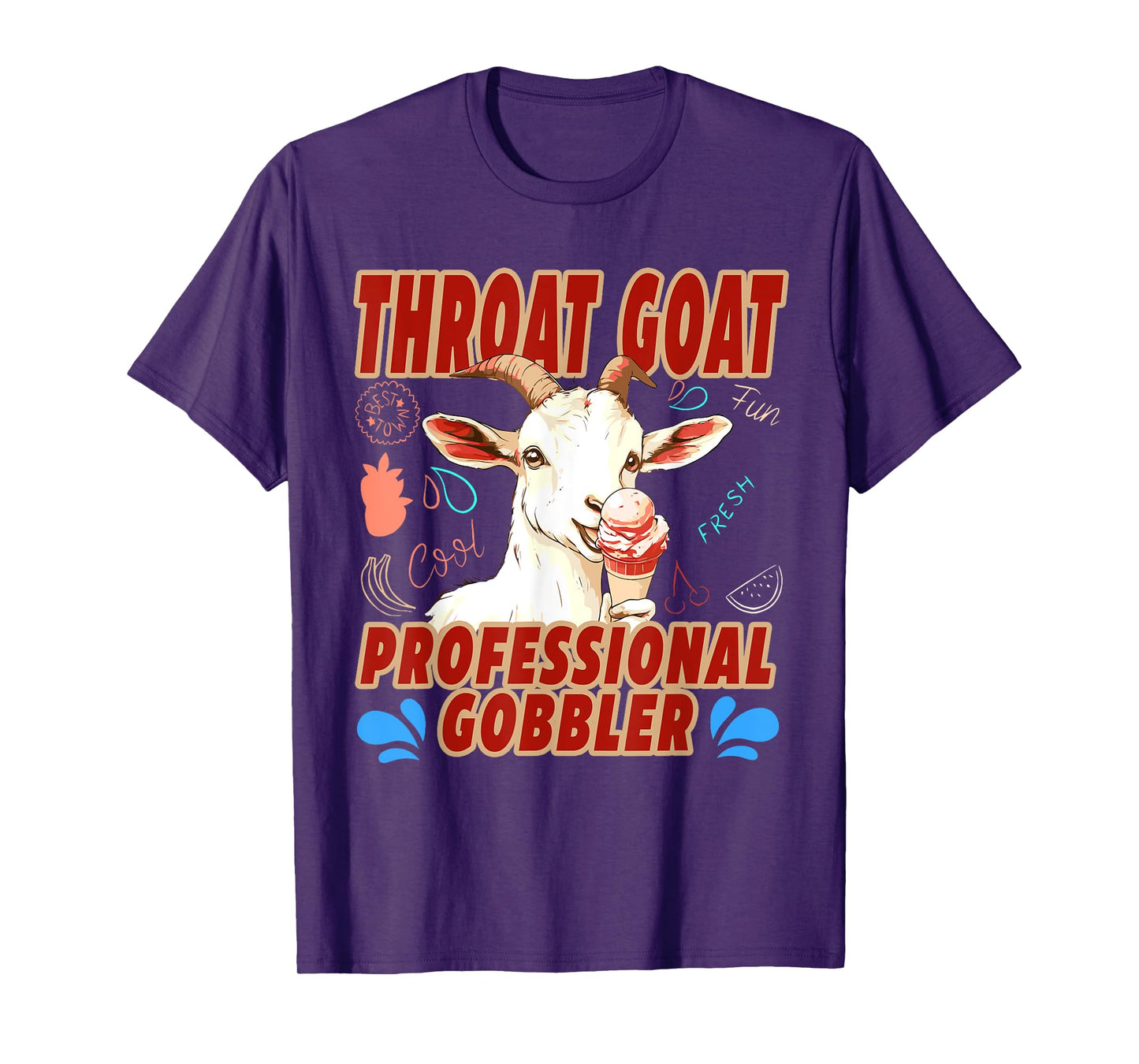 Funny Throat Goat Professional Gobbler T-Shirt