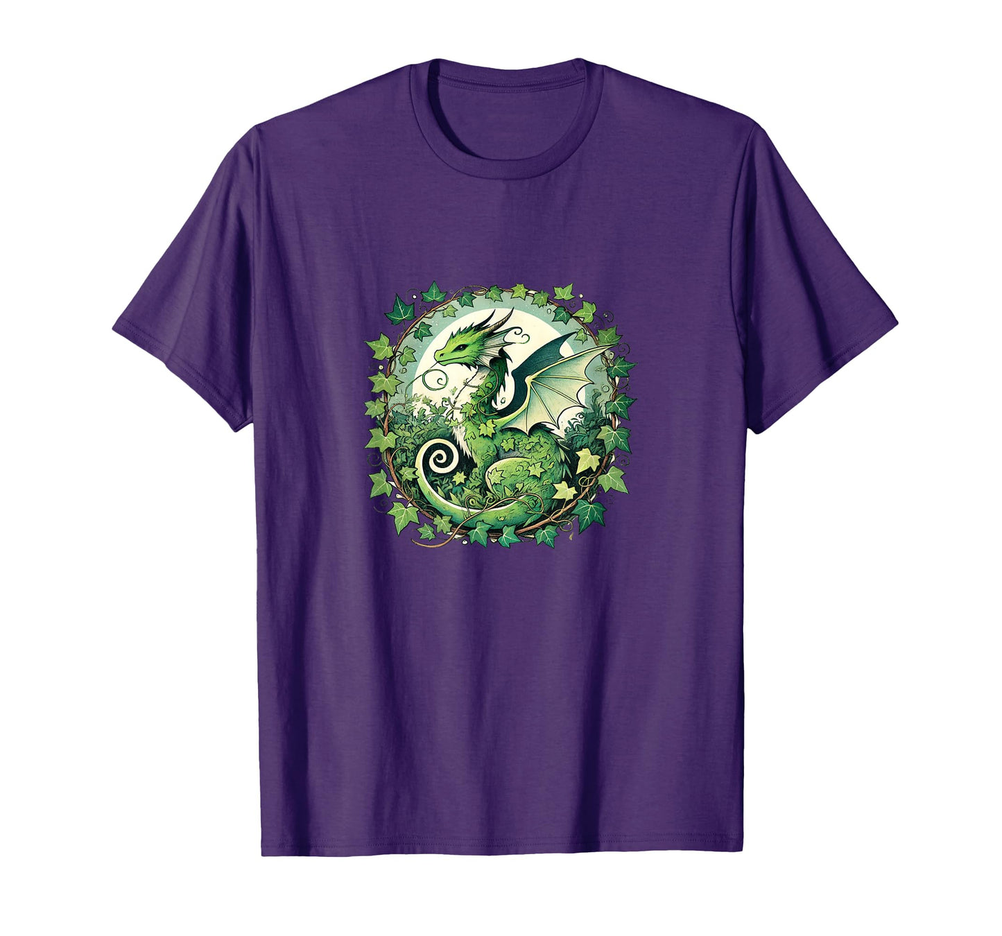 Green Ivy Dragon Nature lovers english ivy dragons T-Shirt