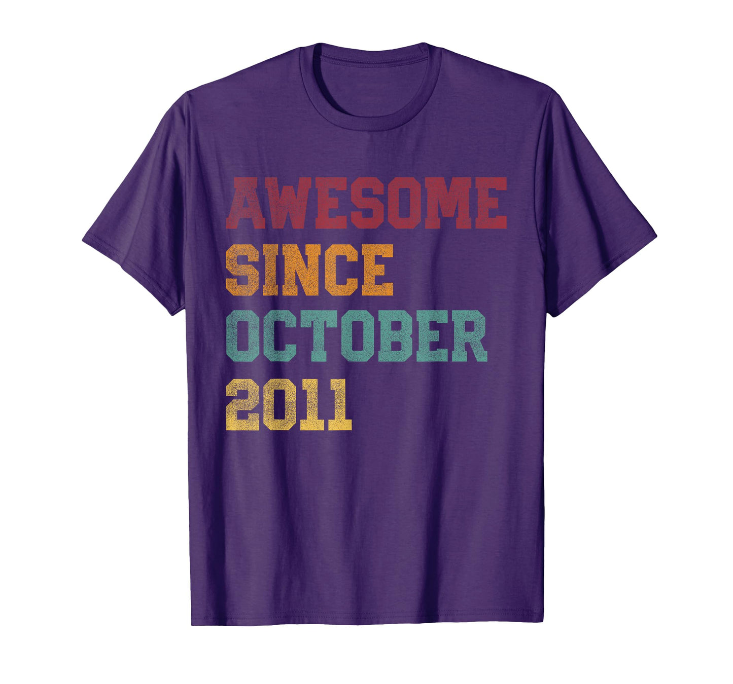 Awesome Since October 2011 14th Birthday 14 Years Old T-Shirt