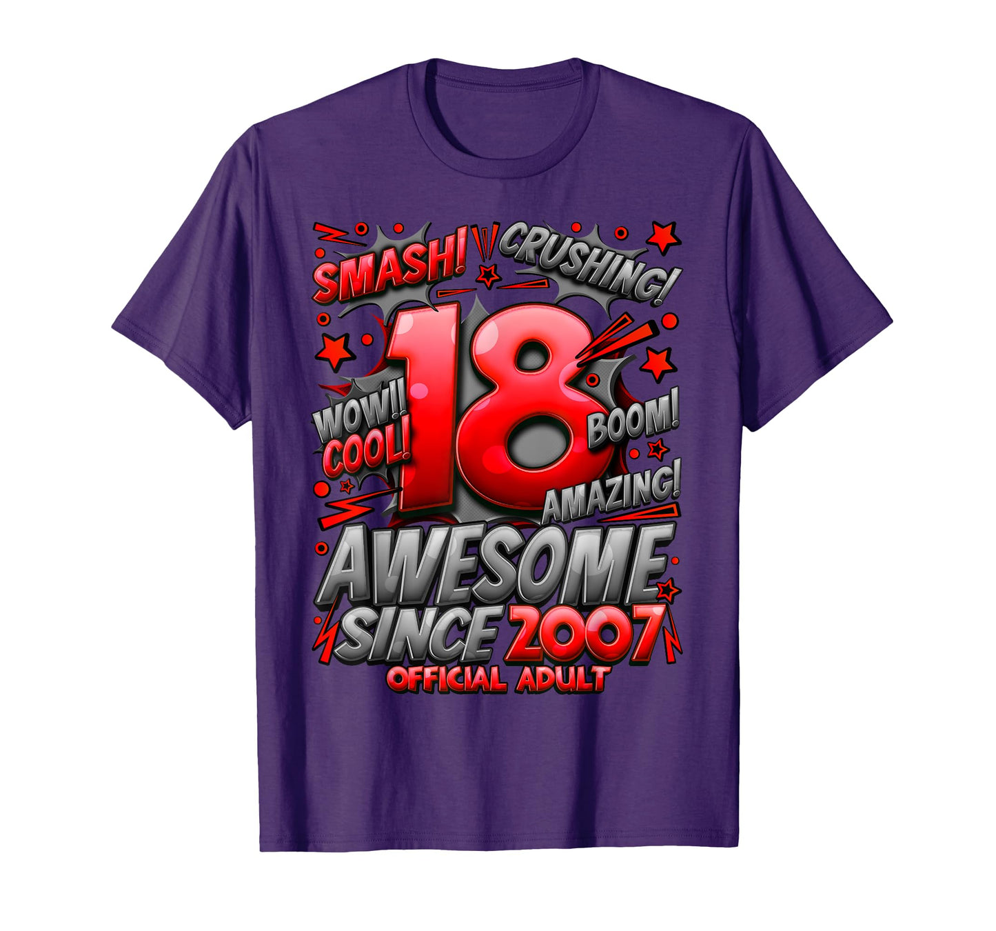 Official Adult 18 Year Old Gifts For Boys 18th Birthday Boy T-Shirt