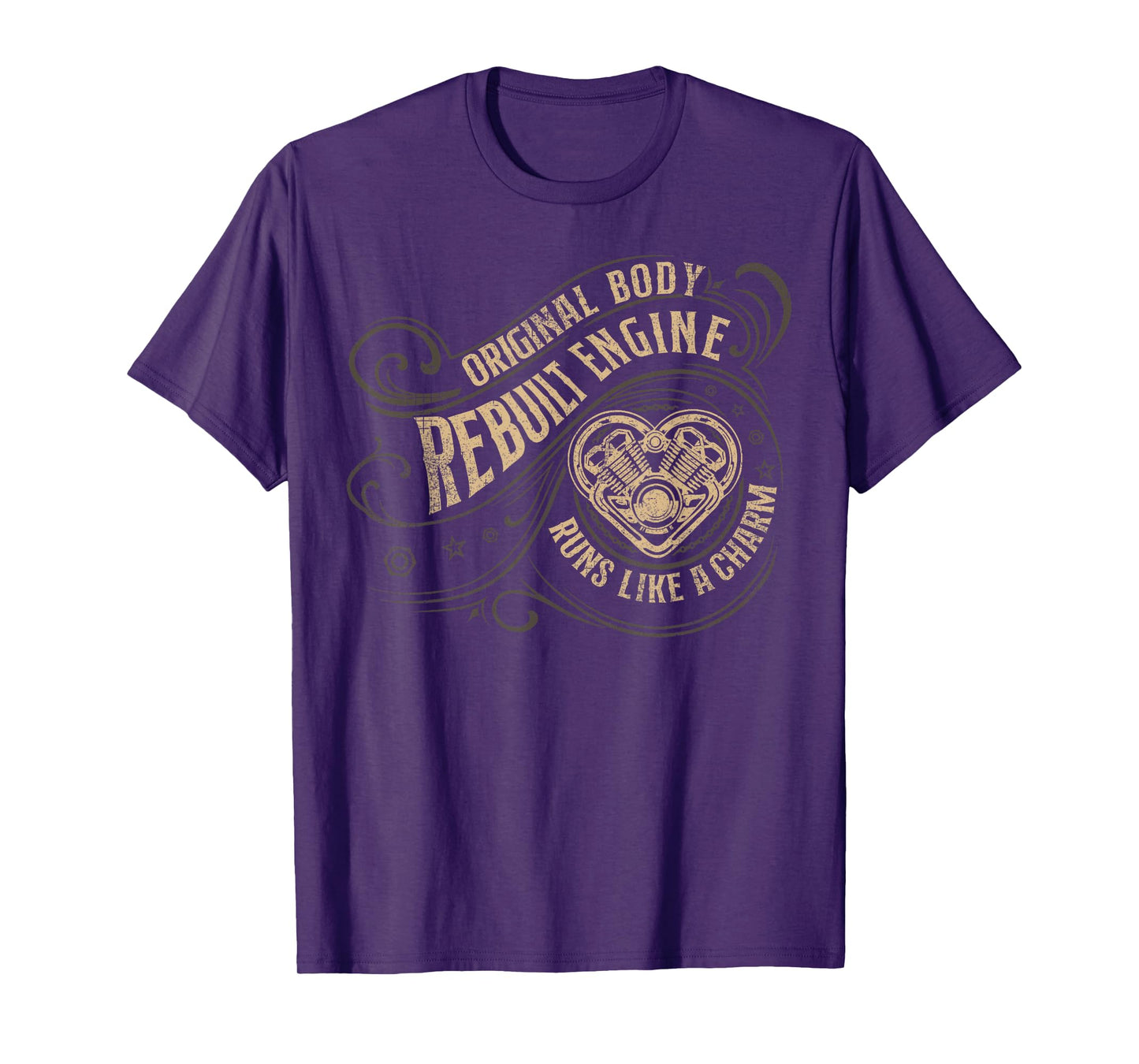 Retro Open Heart Surgery Transplant Recovery Mens Womens T-Shirt
