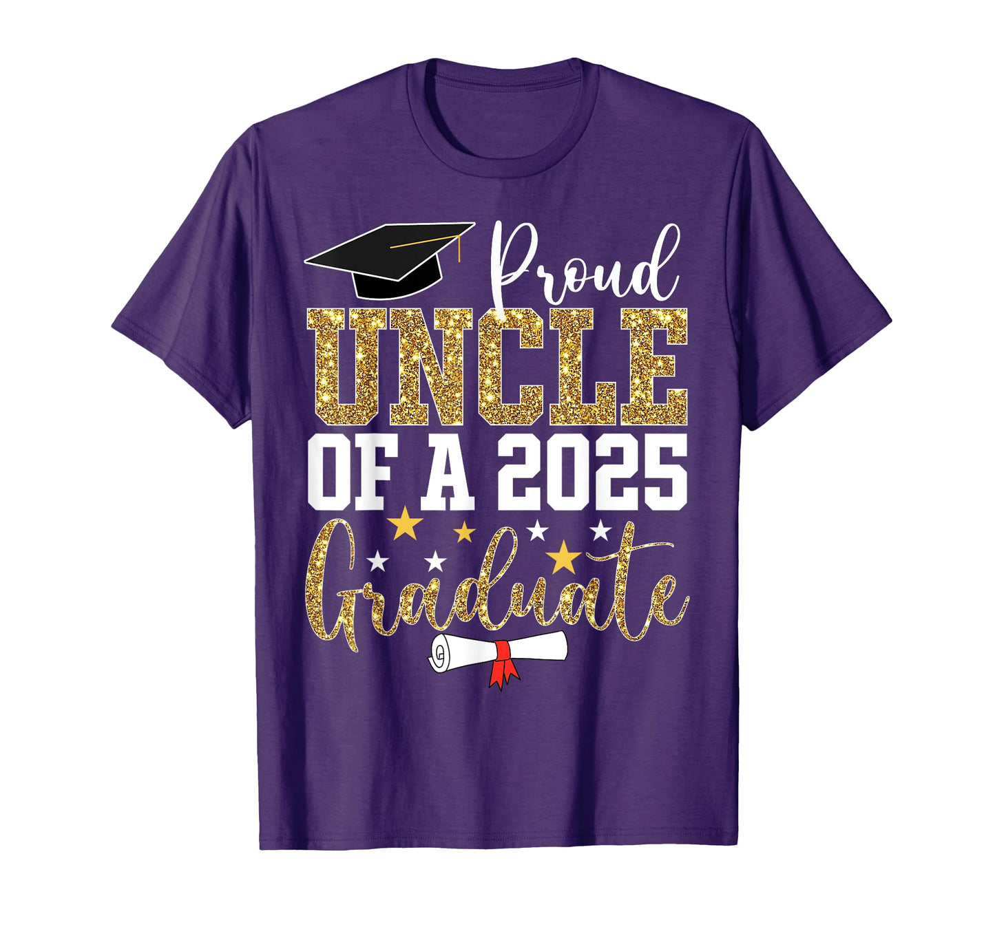 Proud Uncle of A 2025 Graduate Uncle Graduation 2025 T-Shirt