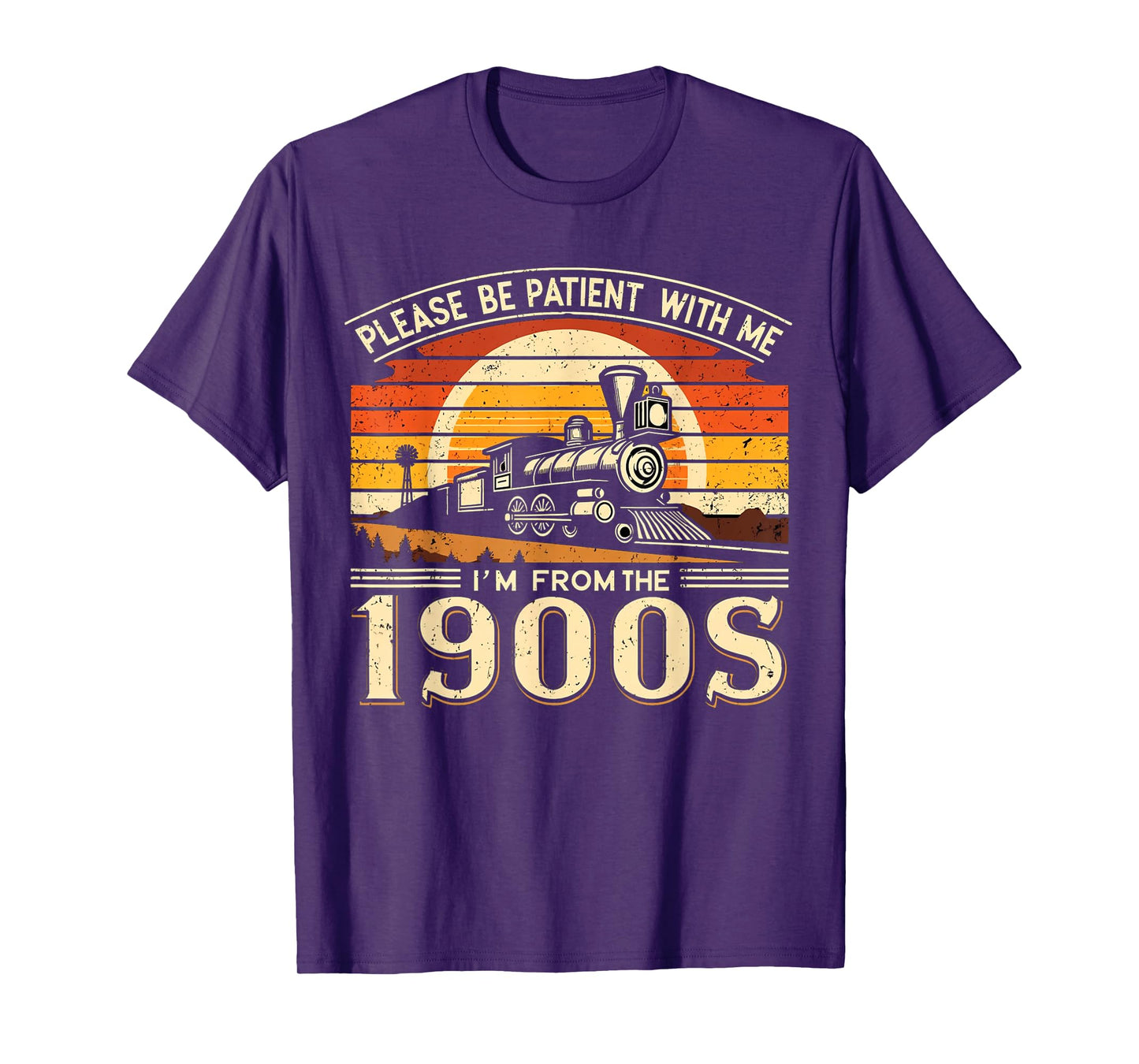 Please Be Patient With Me I'm From The 1900's,vintage design T-Shirt