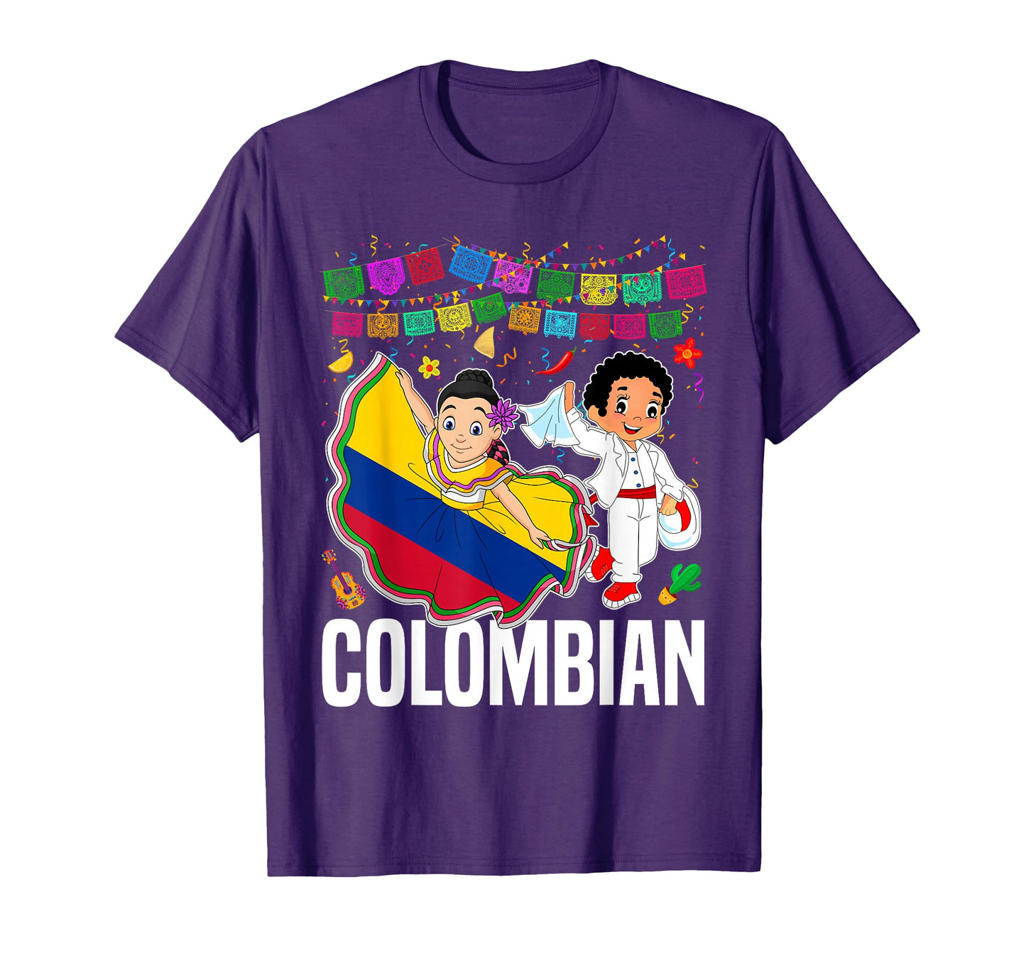 Colombian National Hispanic Heritage Month Colombia Kids T-Shirt