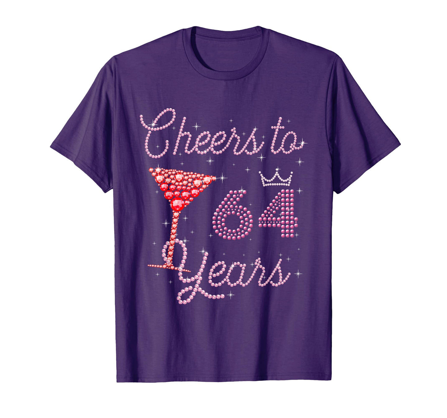 Cheers To 64 Years 64th Birthday 64 Years Old Bday T-Shirt