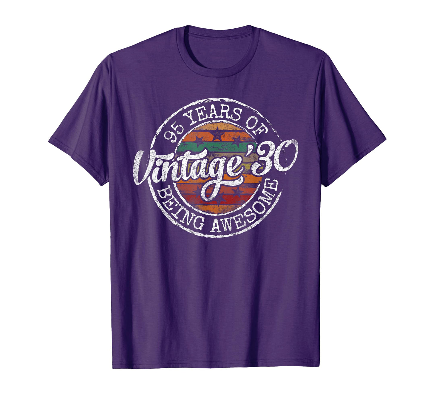 Vintage 1930 Bday Stamp 95th Birthday Gifts 95 Year Old T-Shirt
