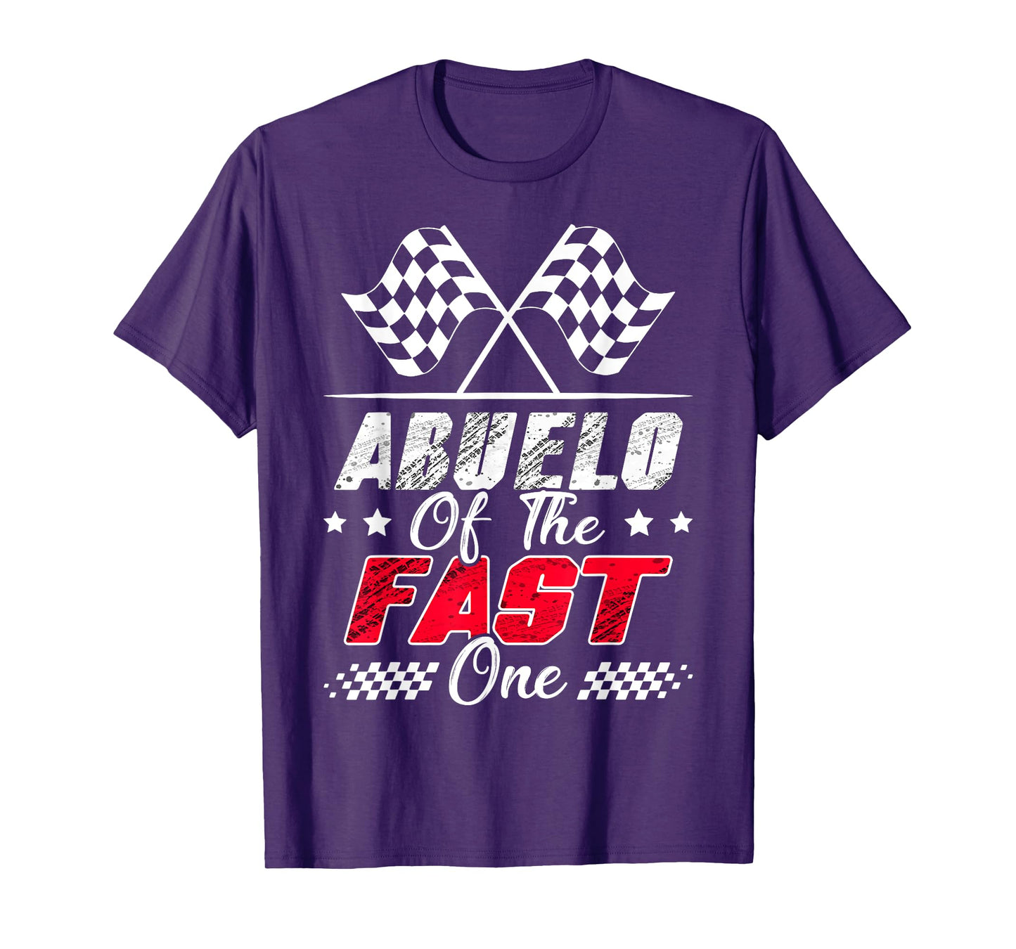 Abuelo Of The Fast One First Birthday Racing Car Family T-Shirt