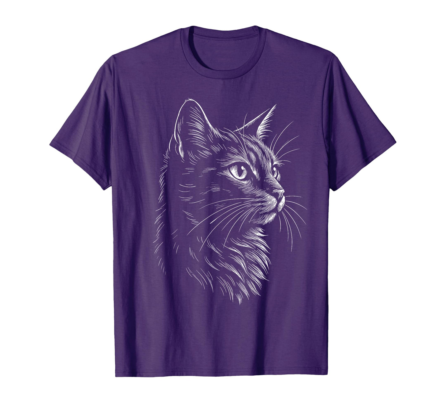 Retro Funny Cat Graphic for Men Women Kids T-Shirt