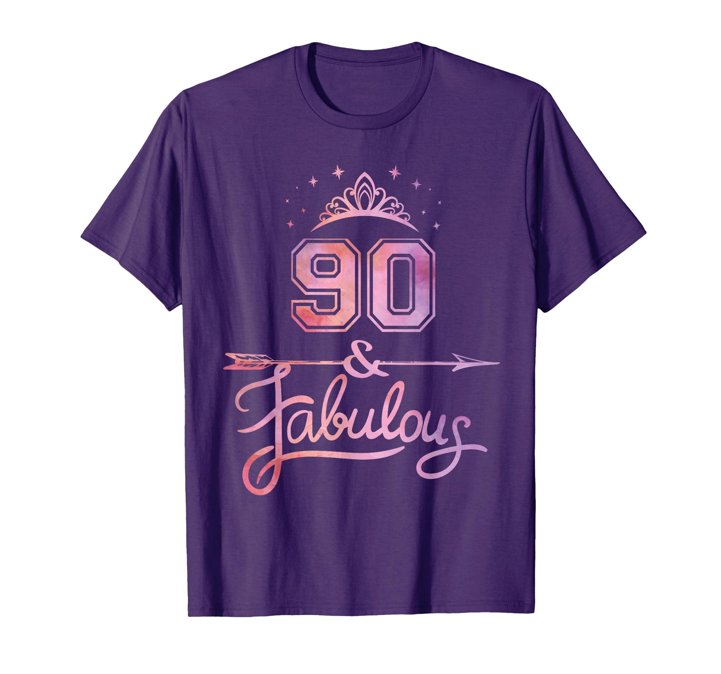 Women 90 Years Old And Fabulous Happy 90th Birthday T-Shirt