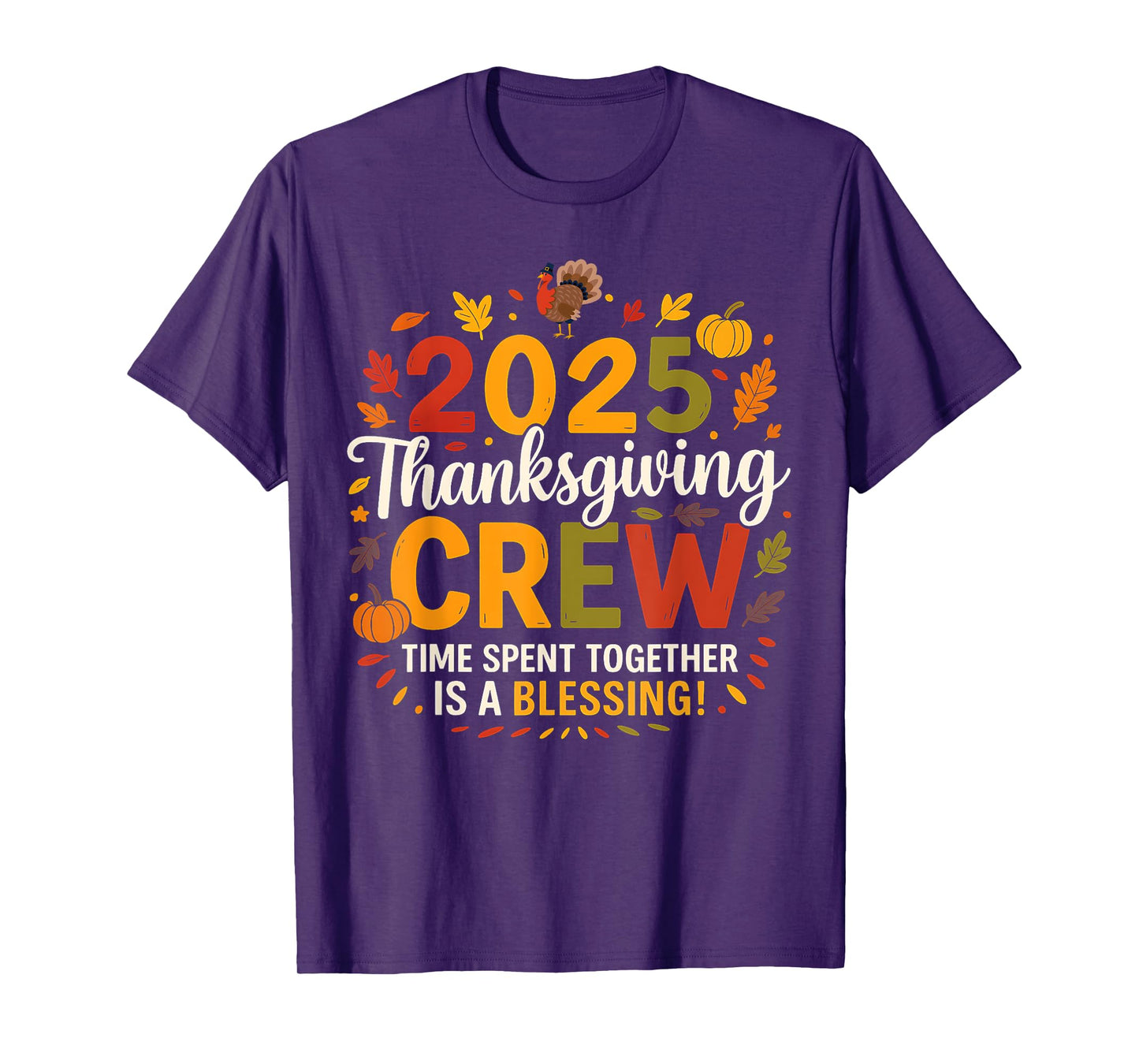 Family Thanksgiving 2025 Thanksgiving Crew Matching Group T-Shirt
