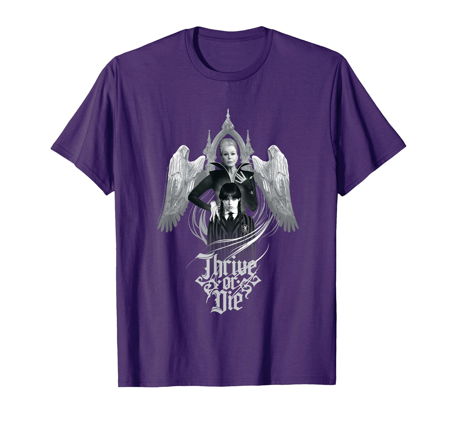 Wednesday Season 2 Thrive Or Die Grandmama & Wednesday T-Shirt