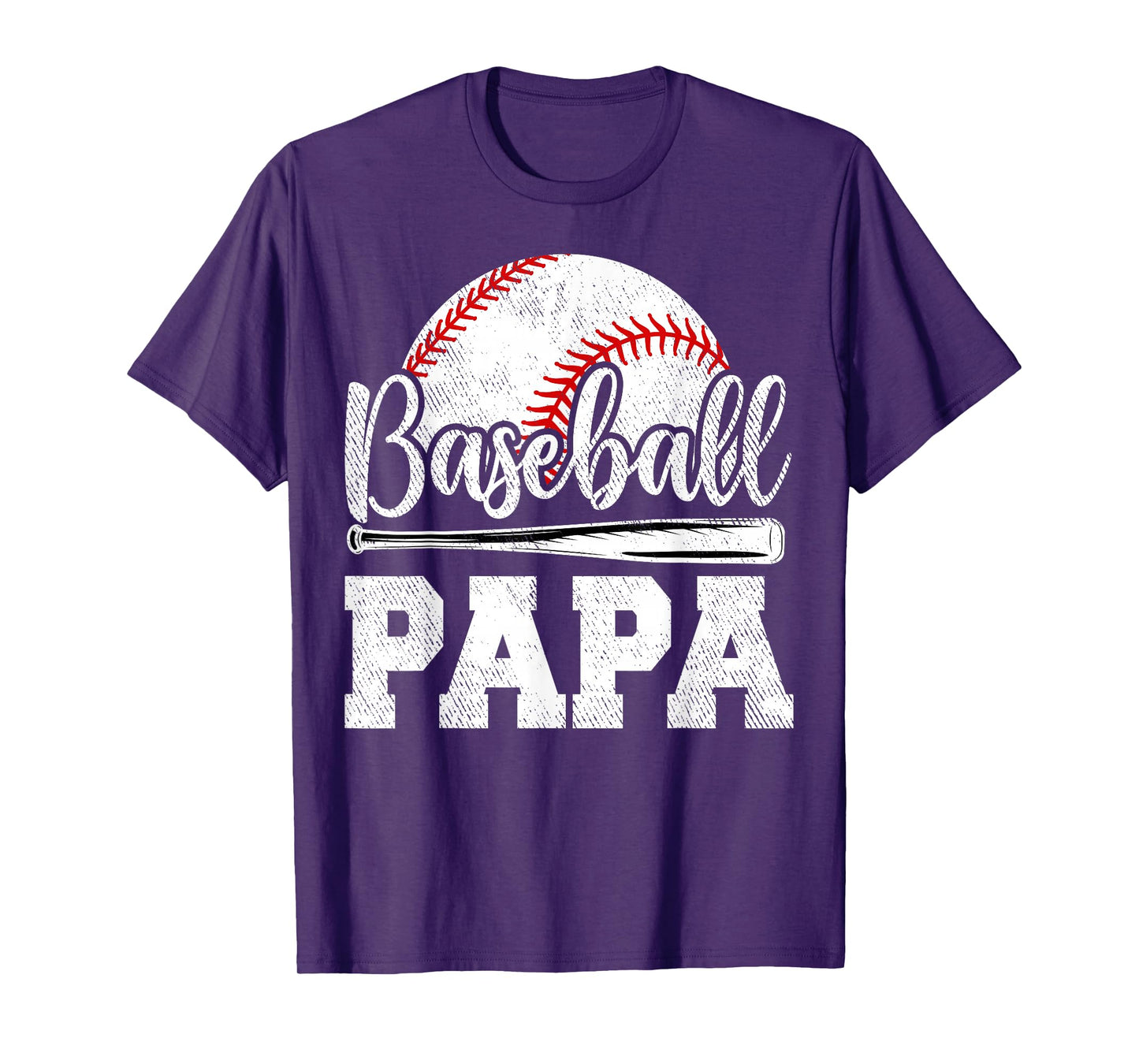 Baseball Papa Baseball Player Game Day Father's Day T-Shirt