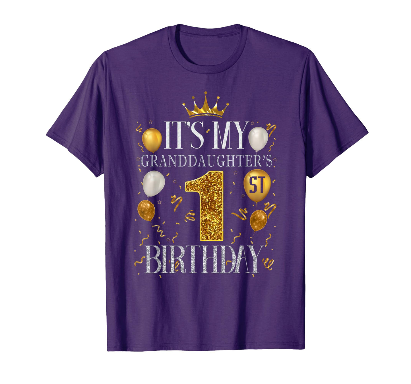 It's My Granddaughter's 1st Birthday Happy 1 Years Old T-Shirt