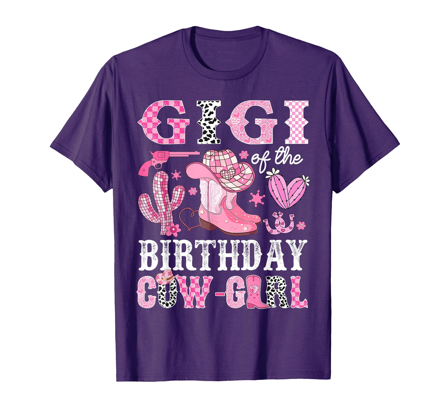 Gigi Of The Birthday Cow-Girl Rodeo Cowgirl Bday T-Shirt