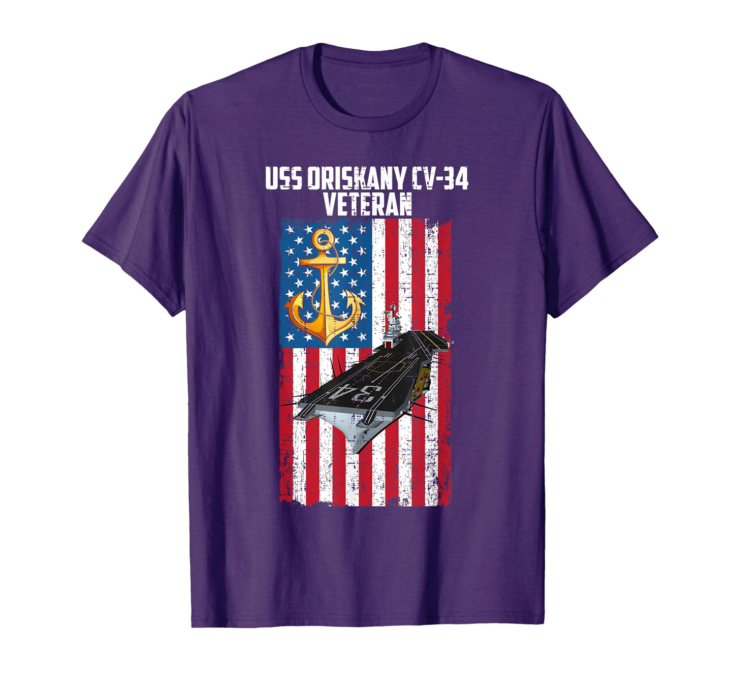 USS Oriskany CV-34 Aircraft Carrier Veteran Day Father's Day T-Shirt
