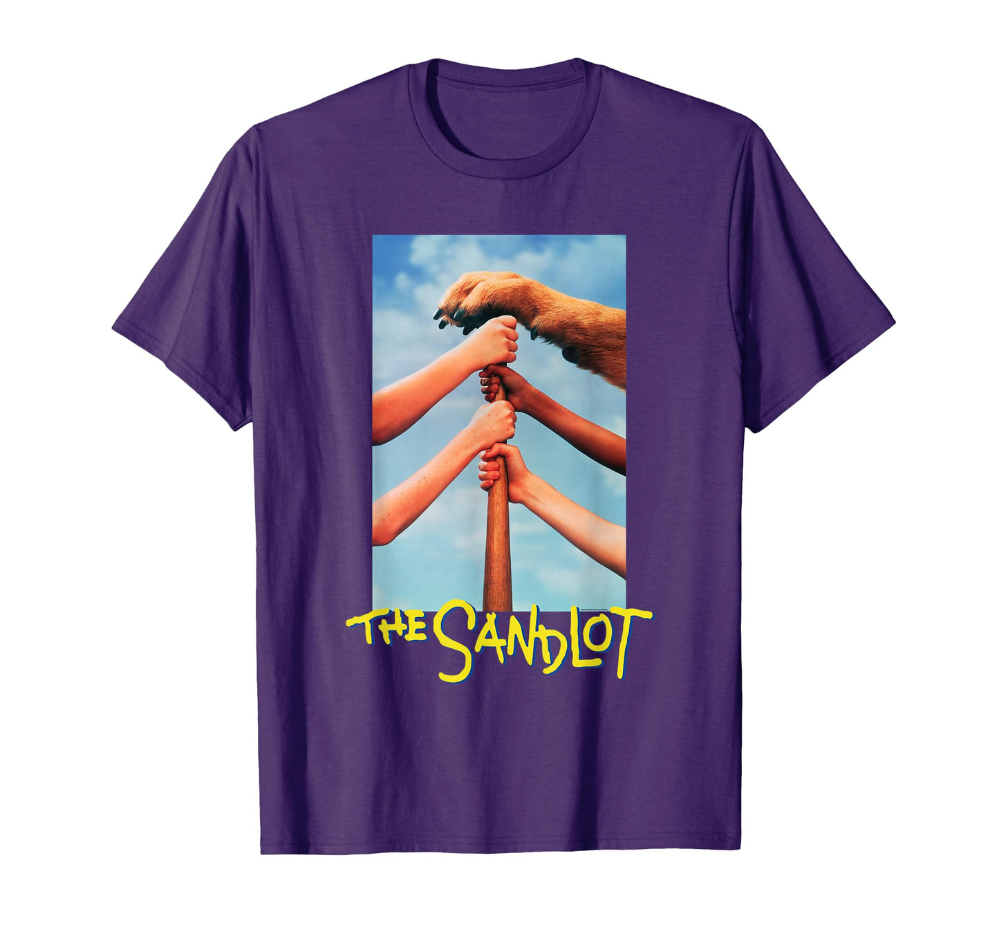 The Sandlot Baseball Bat Official 1993 Movie Poster Art T-Shirt